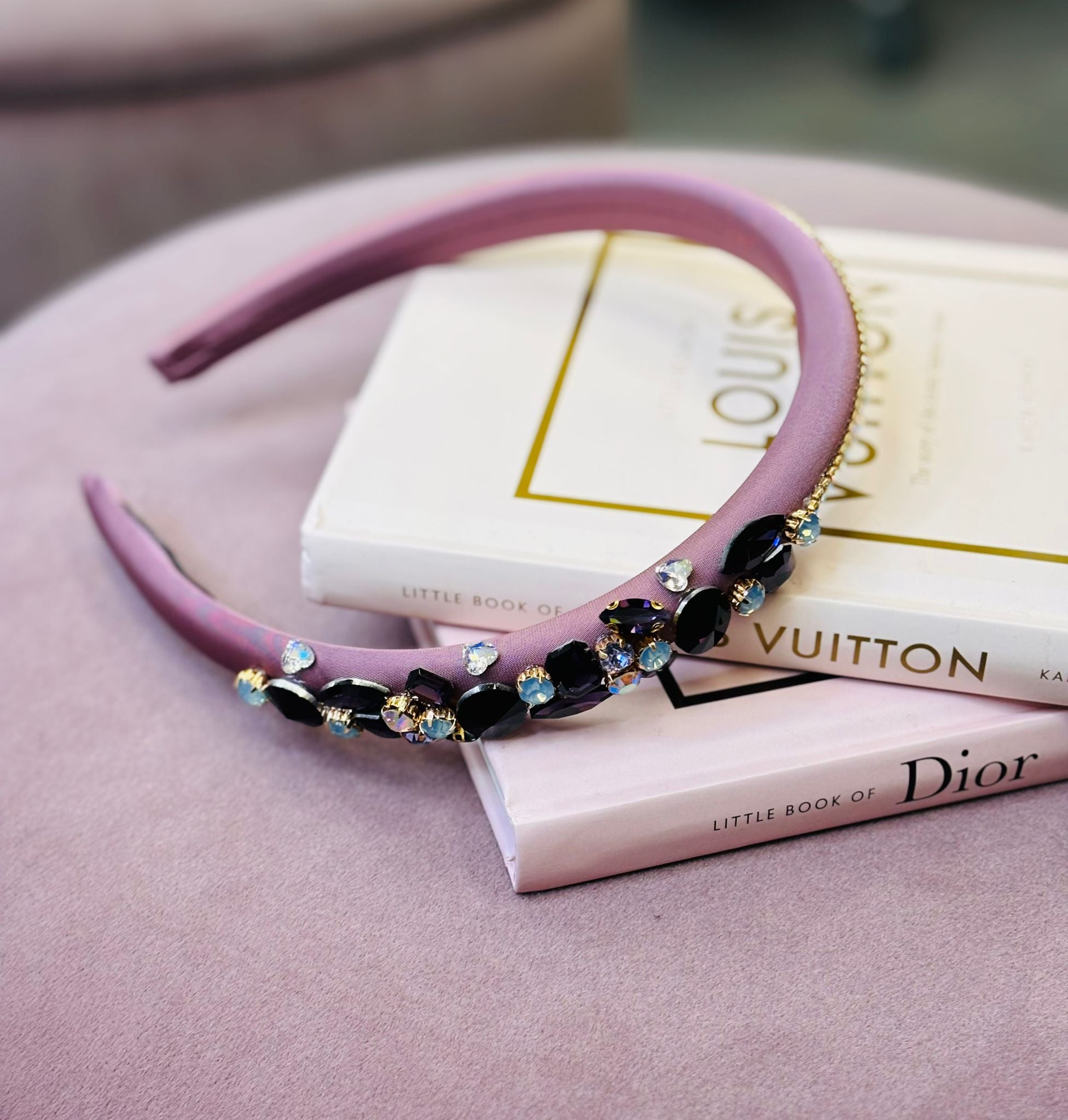 Cerchietto Rosa Glicine