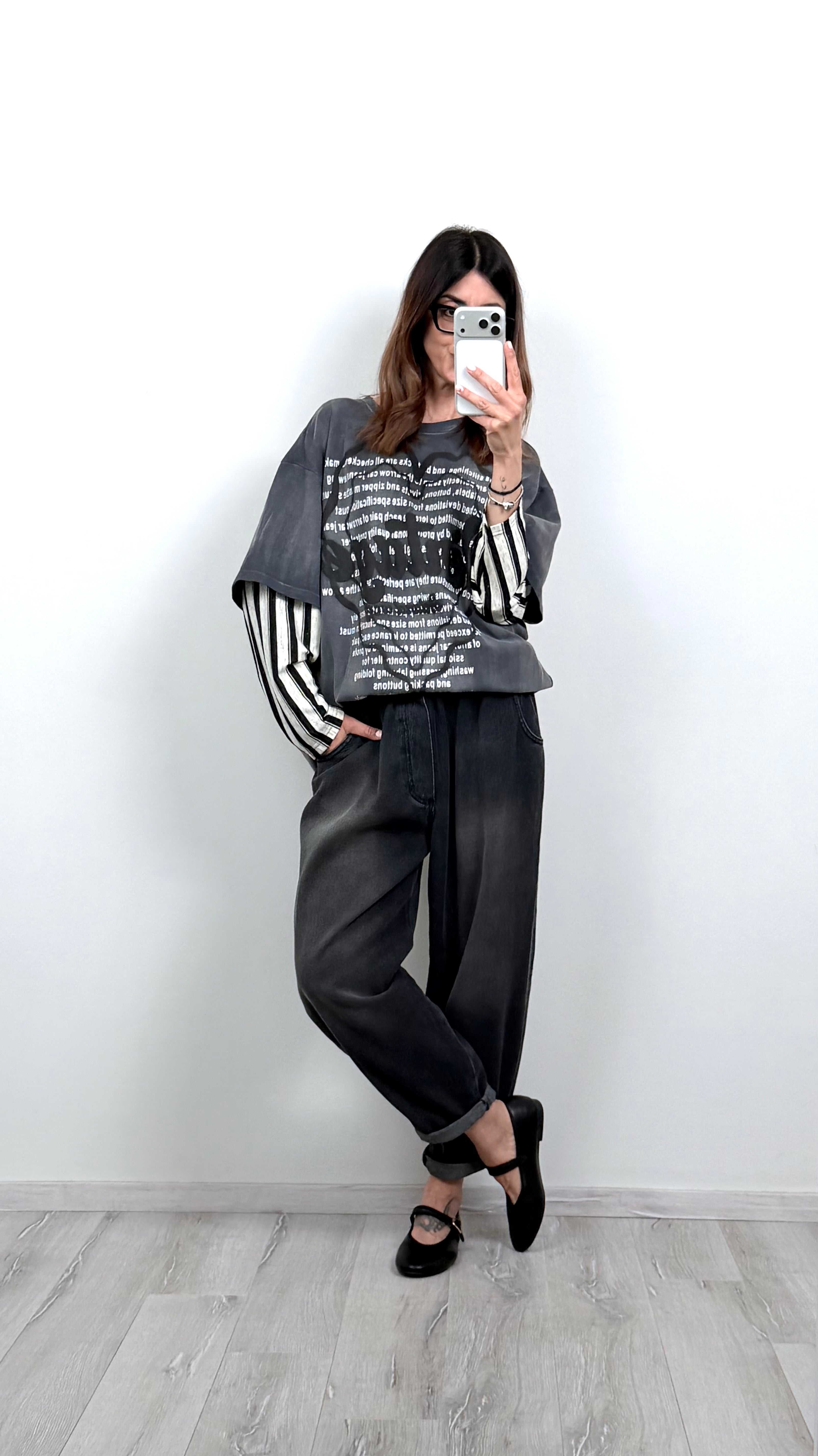 T-shirt manica lunga Vintage