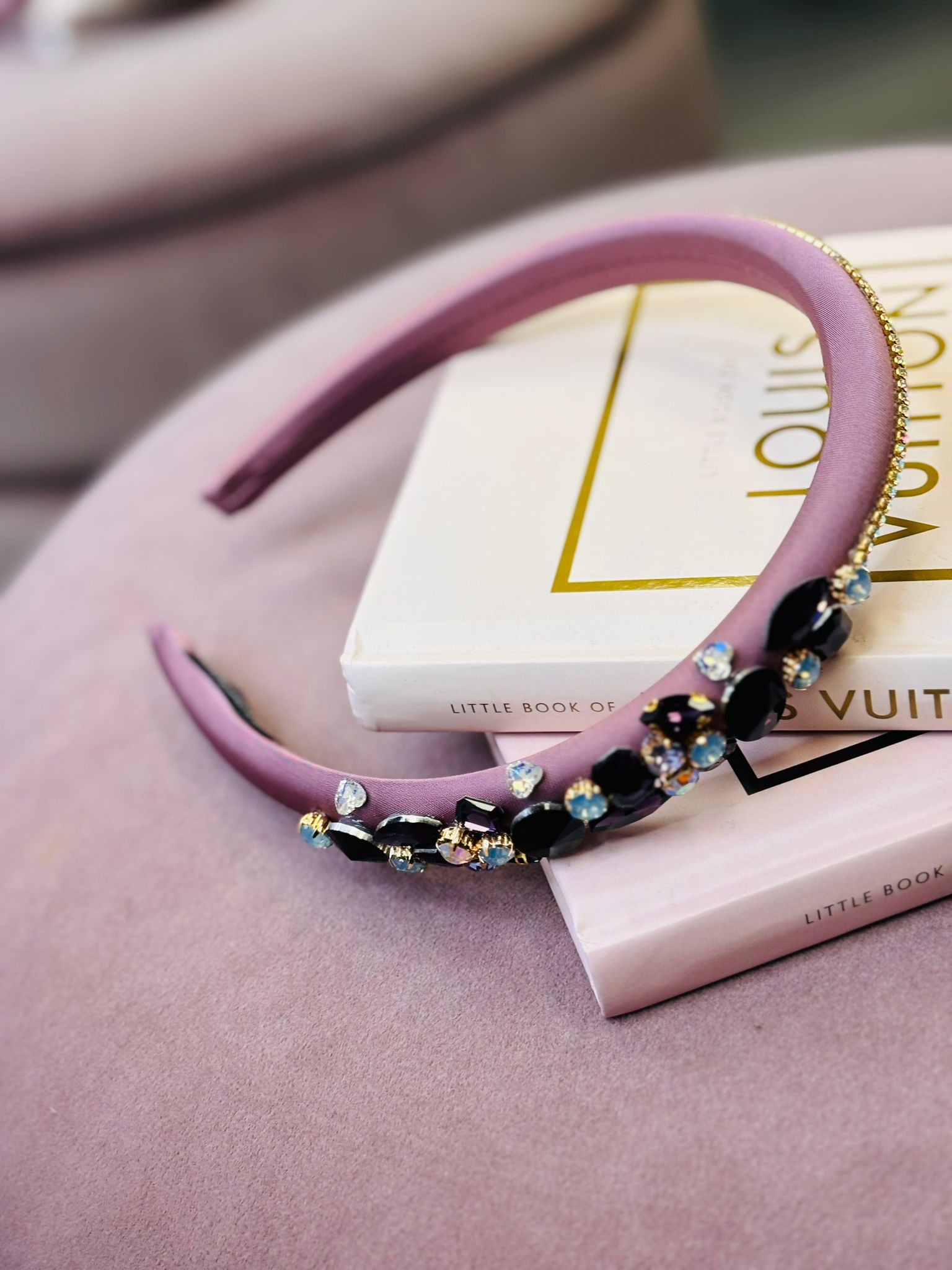 Cerchietto Rosa Glicine