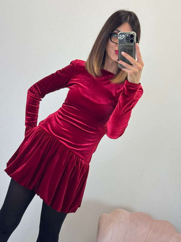 Mini Dress Velvet