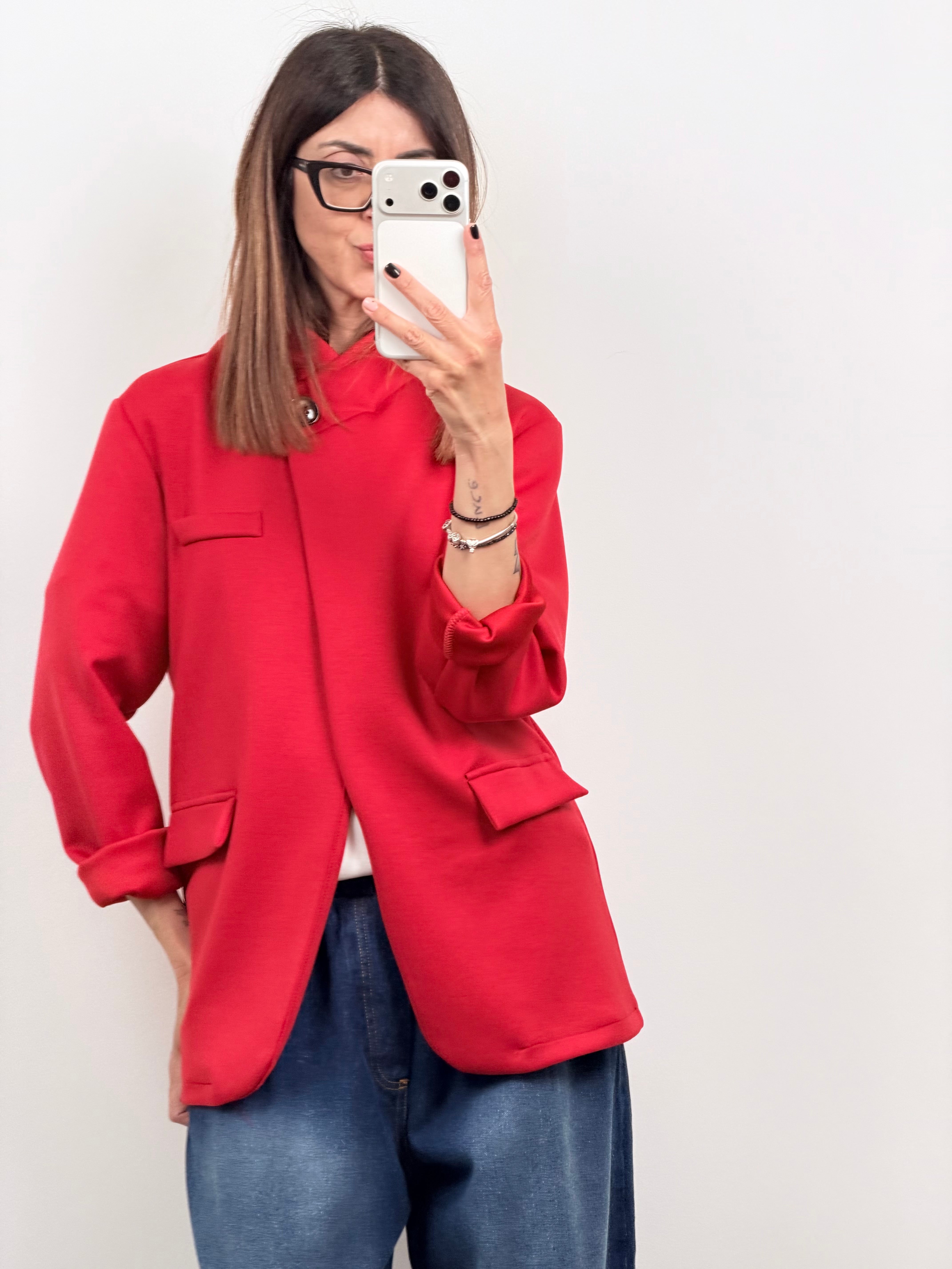 Blazer Nottingham rosso