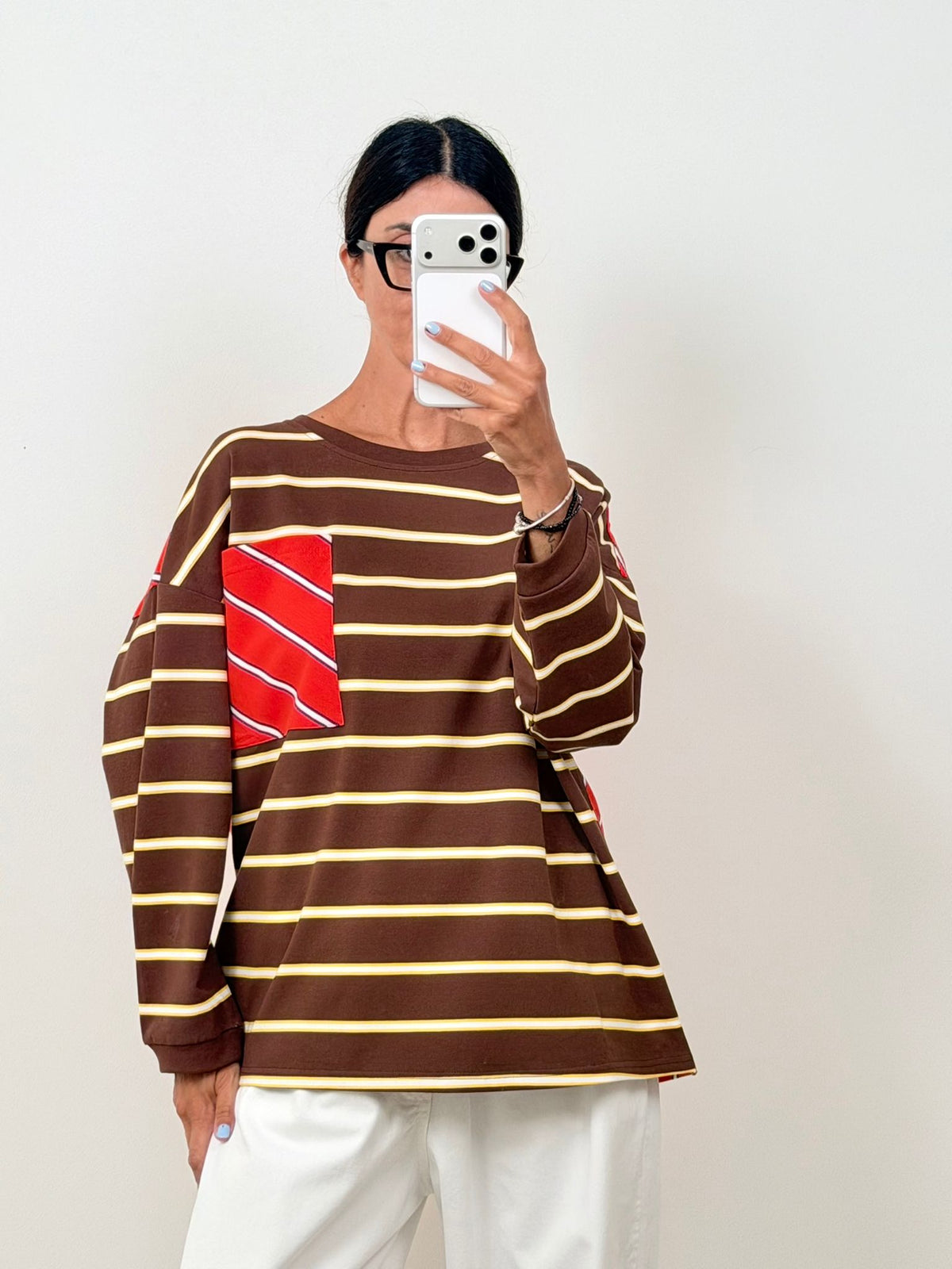 T-shirt manica lunga Stripes