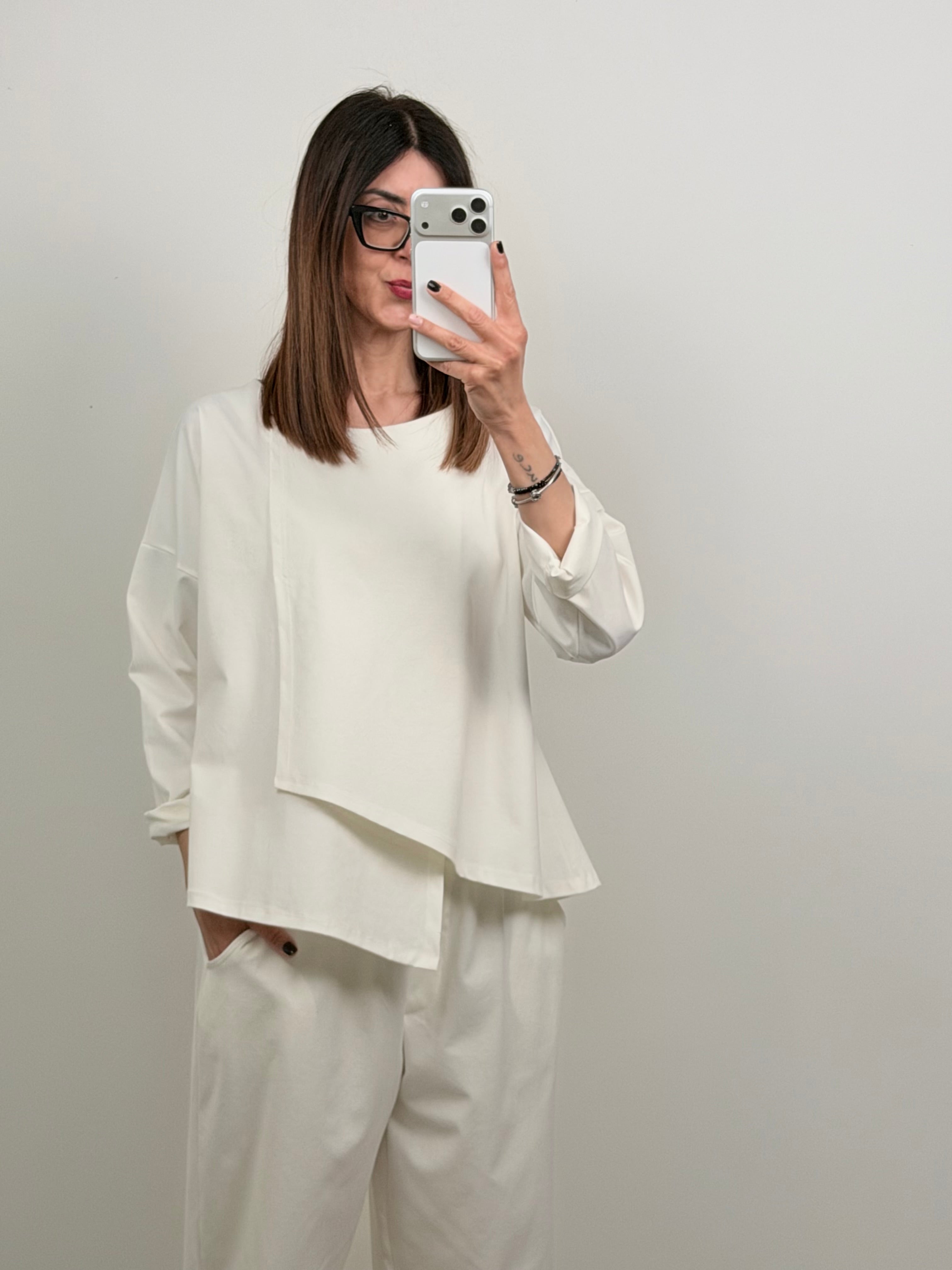 Completo London bianco