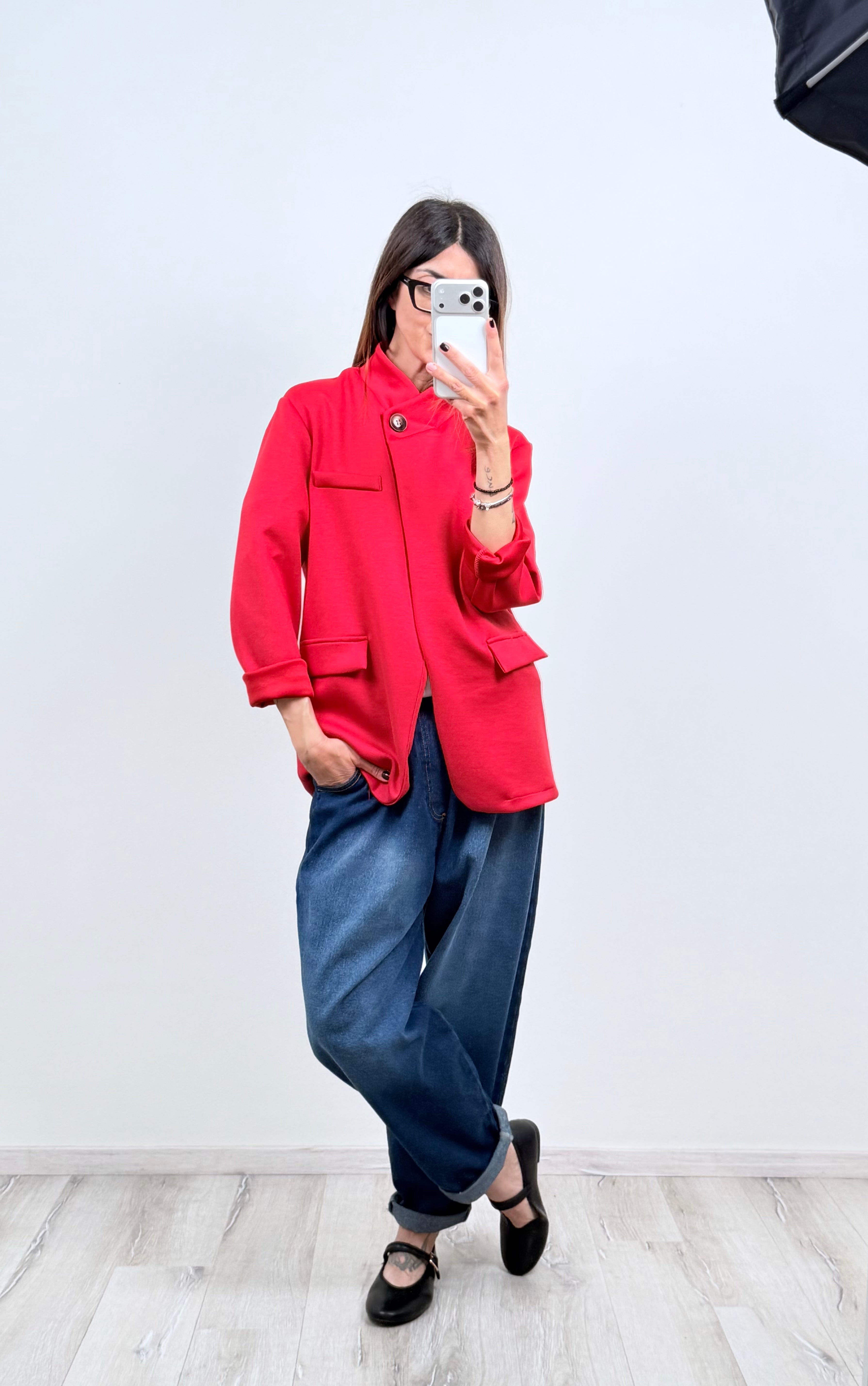 Blazer Nottingham rosso
