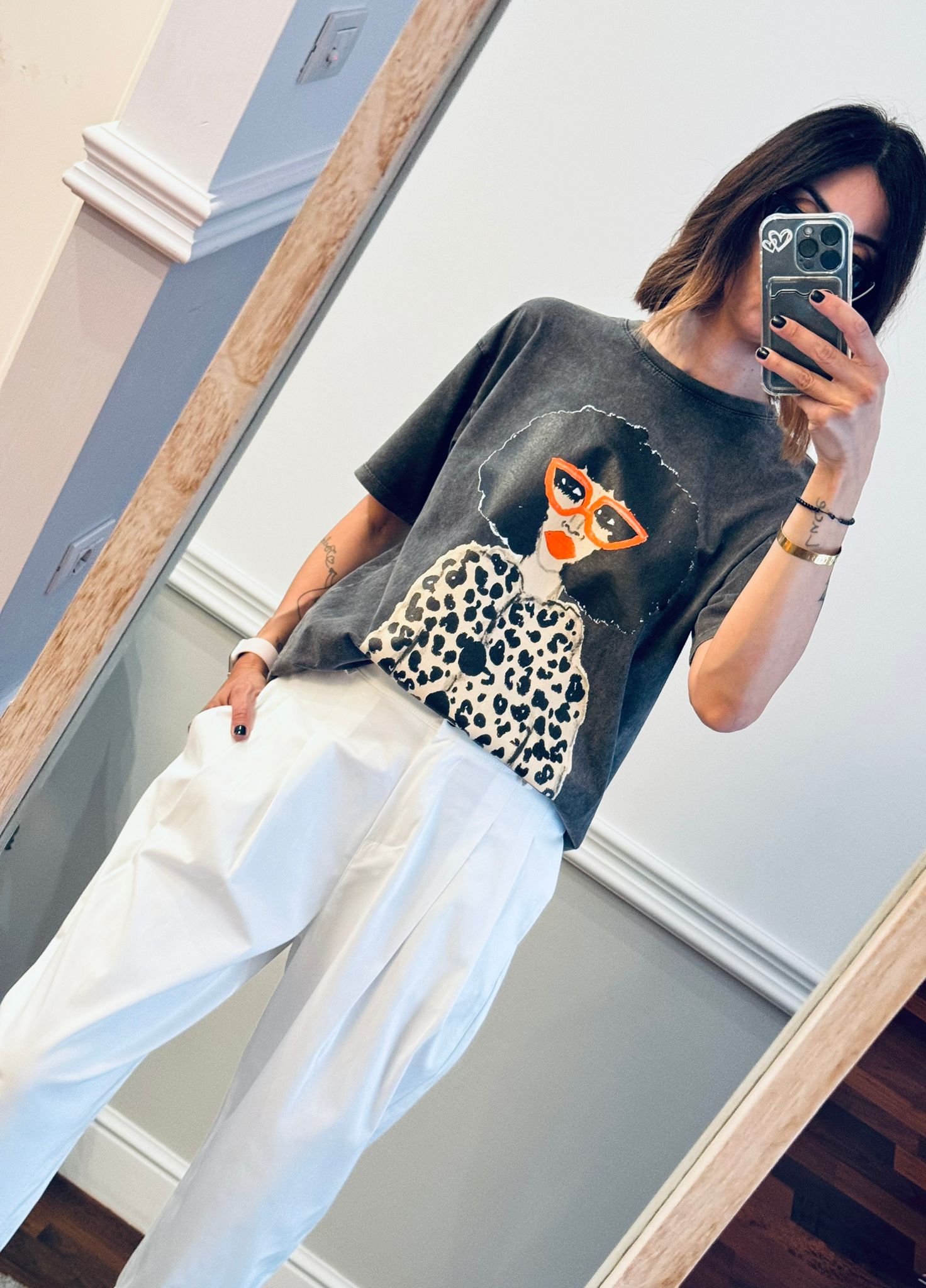 T-shirt Foxy per gli amici Franca