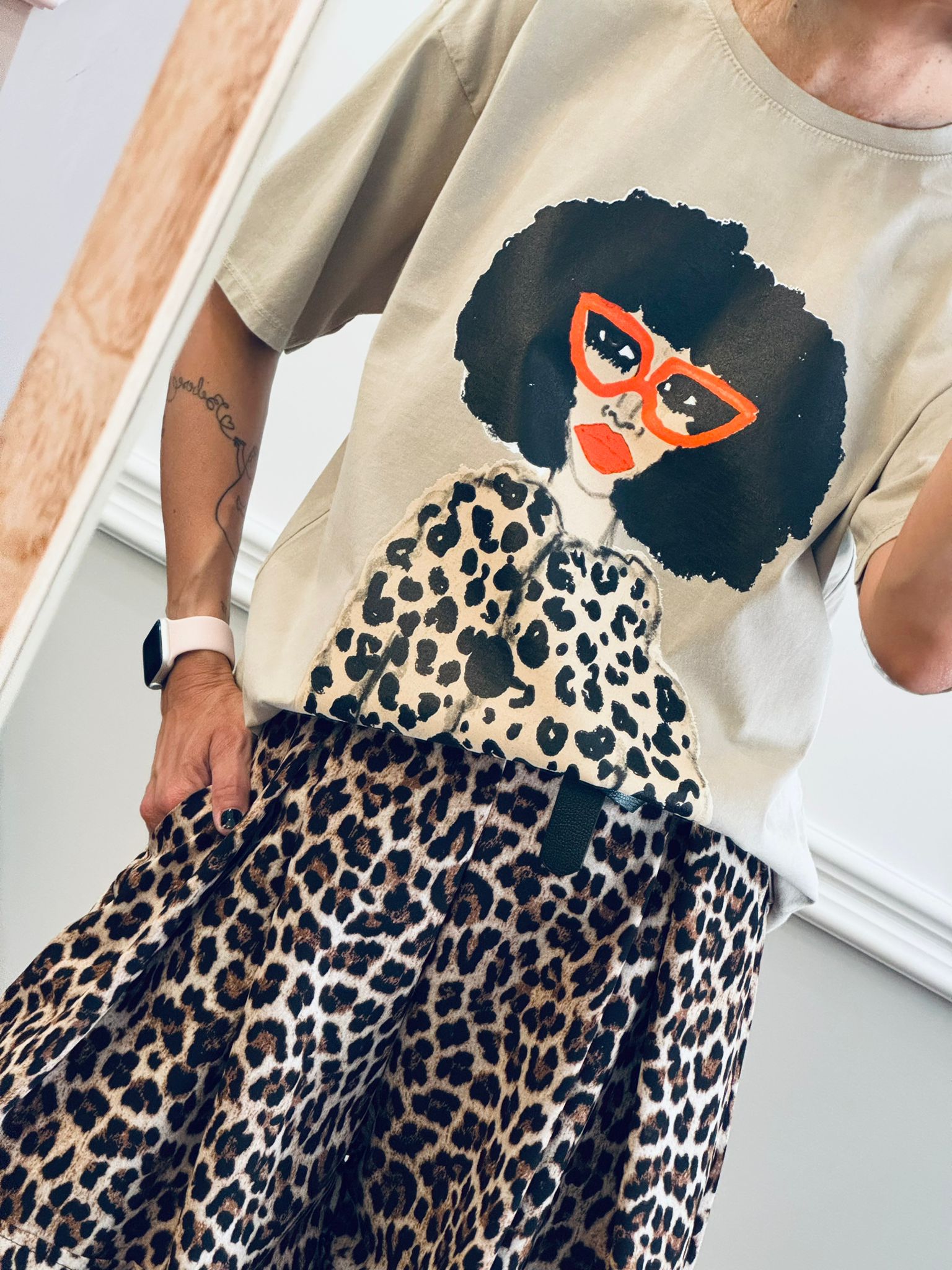 T-shirt Foxy per gli amici Franca