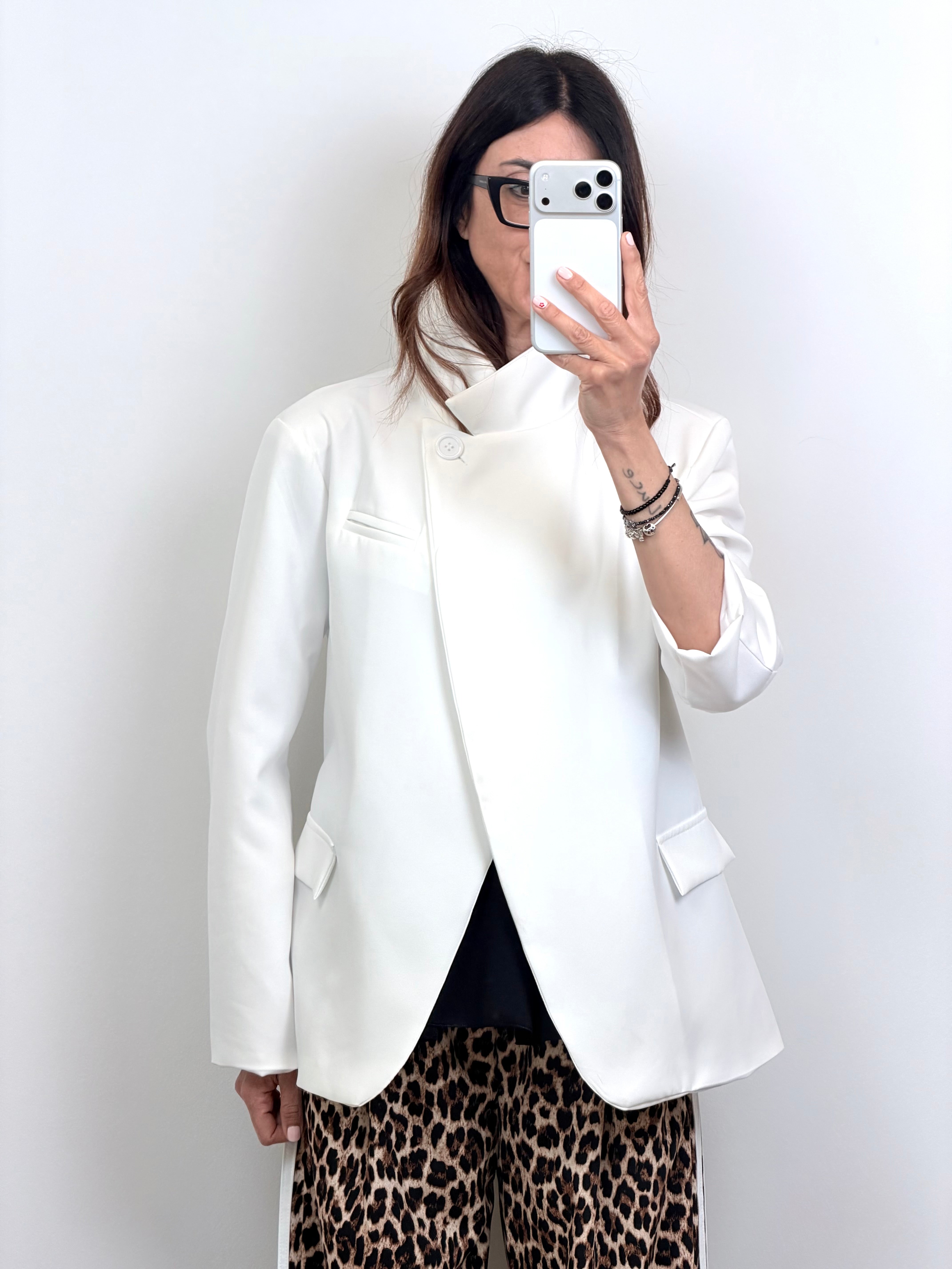 Blazer Leon bianco