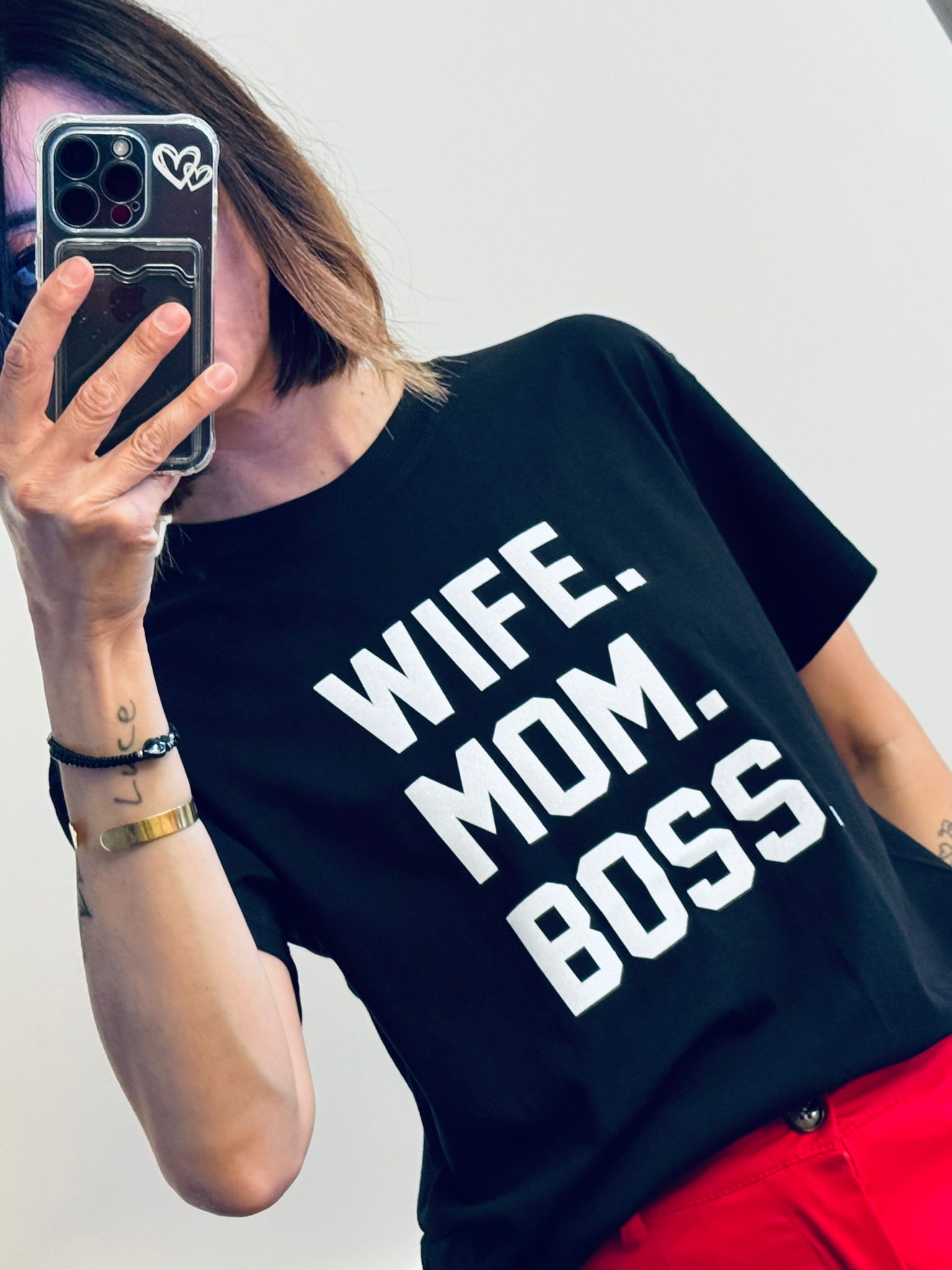 T-shirt Wife. Mom. Boss.