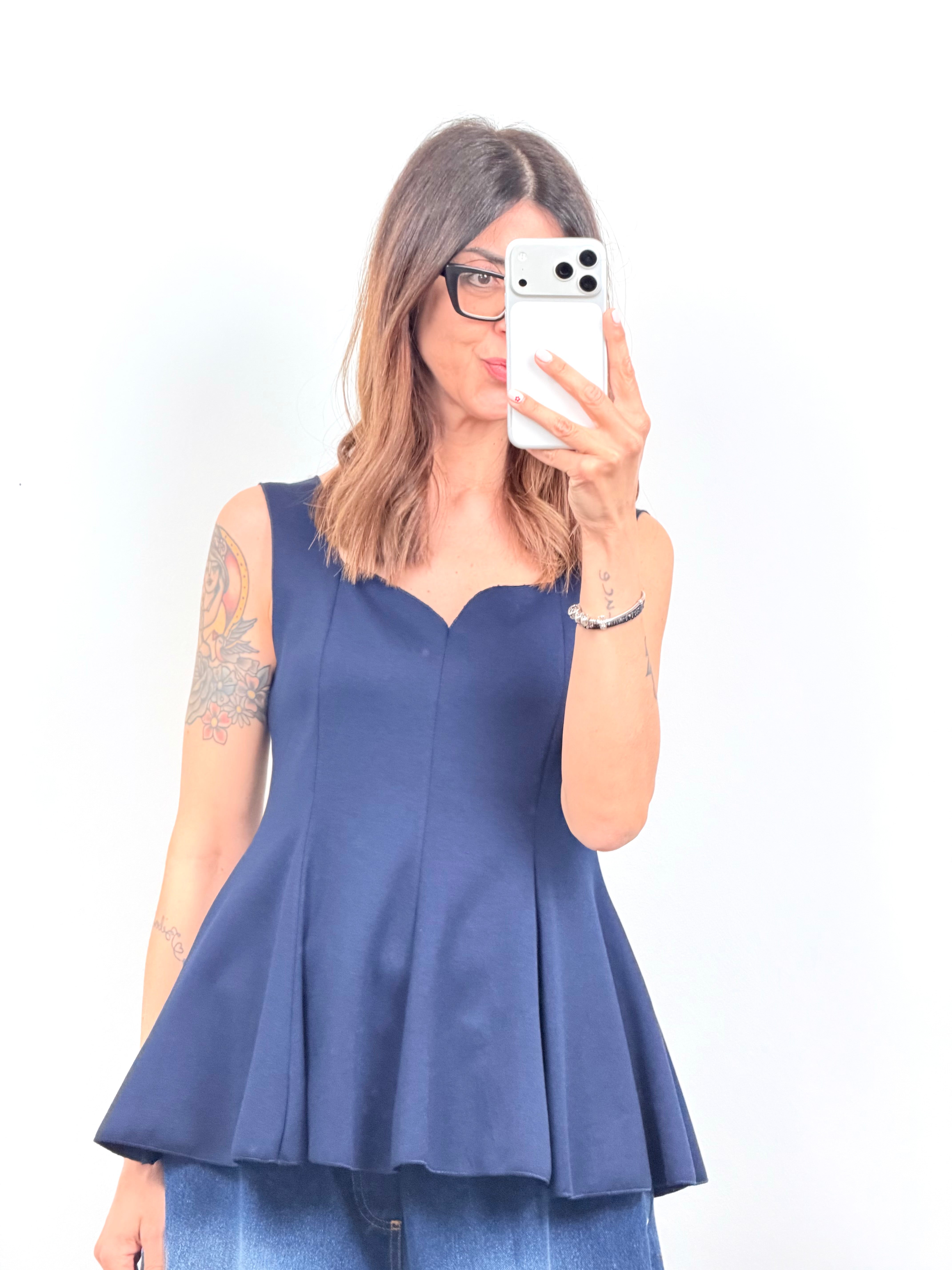 Top canotta Versailles