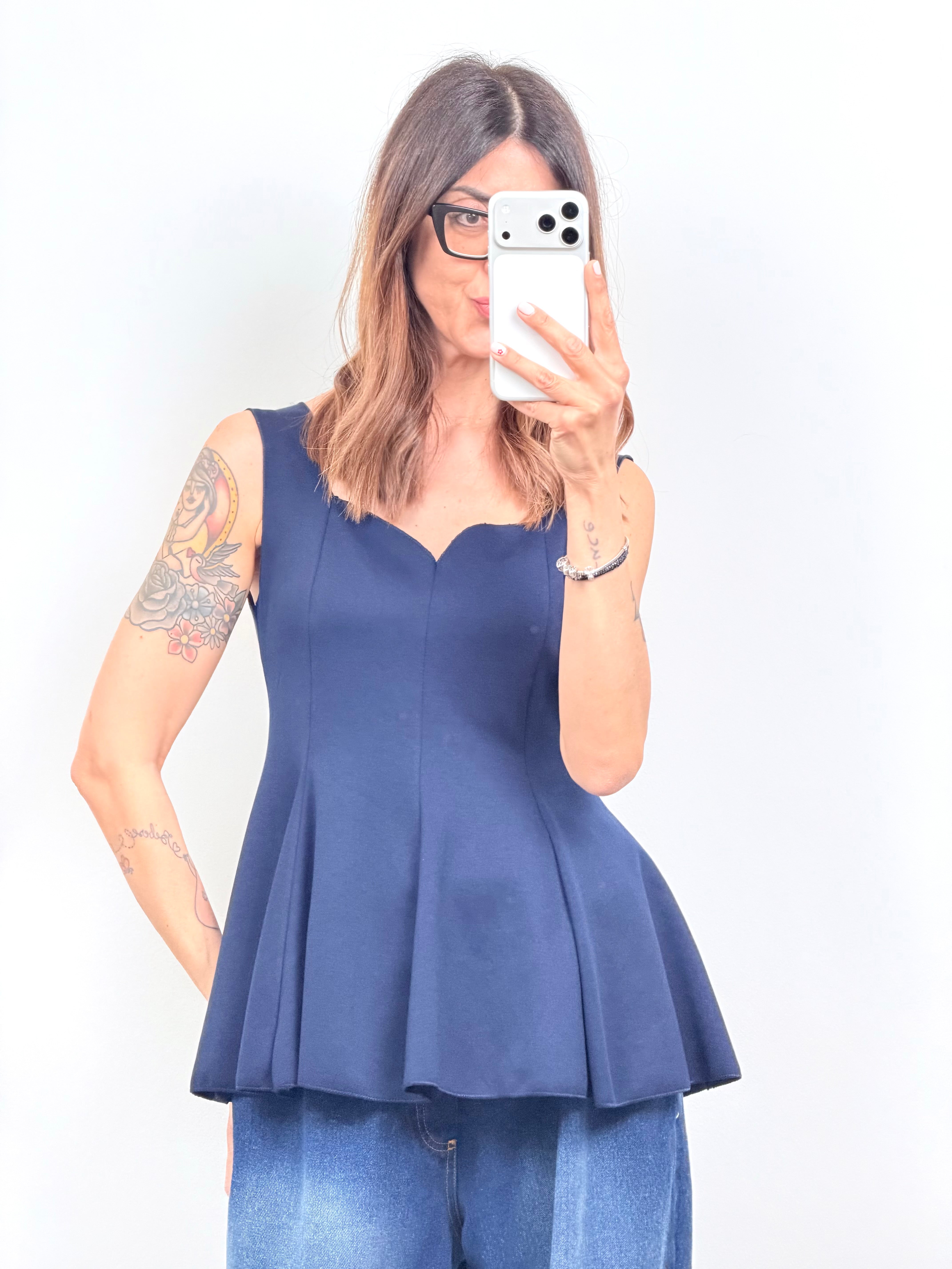 Top canotta Versailles