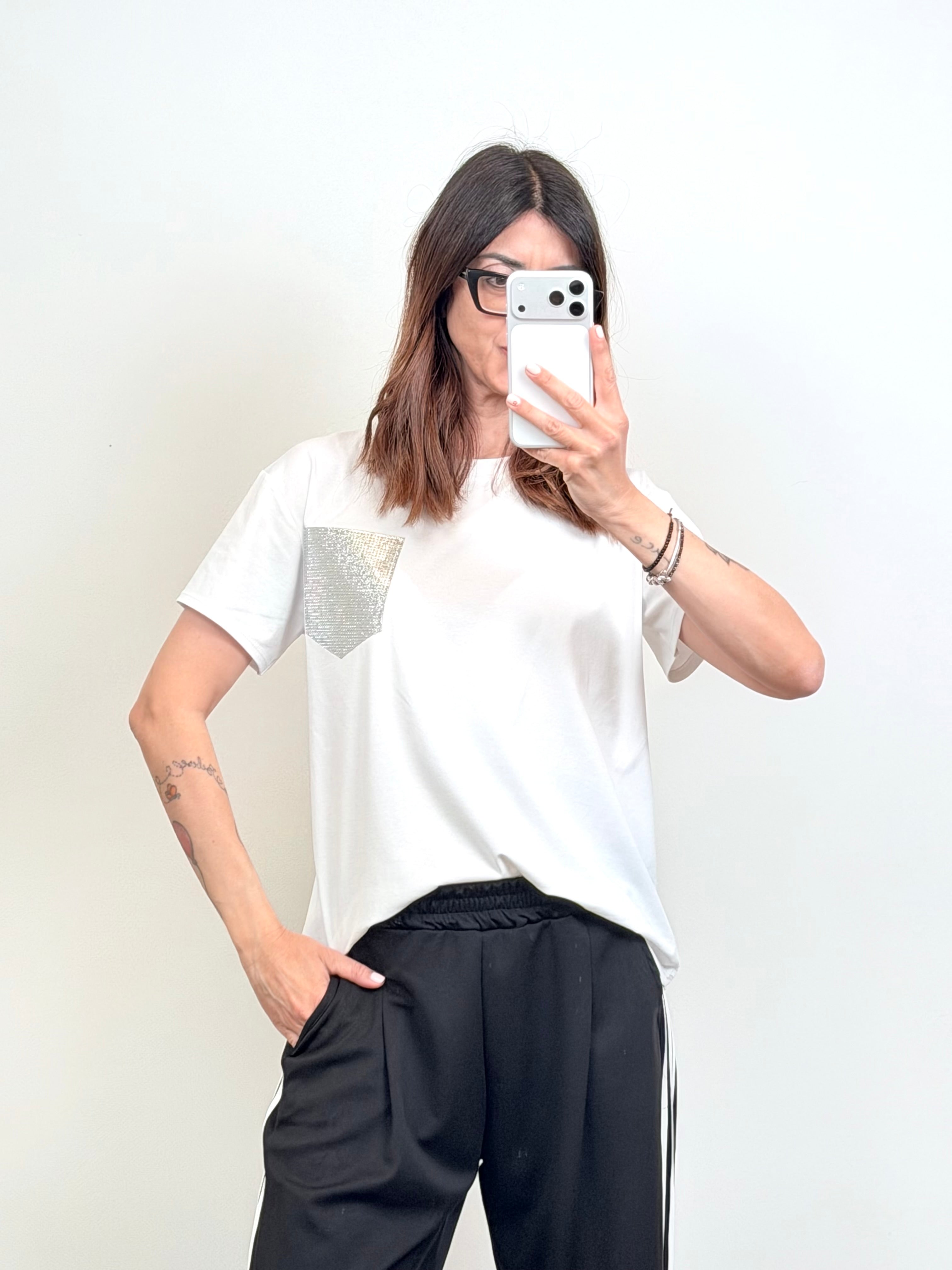 T-shirt Zante silver
