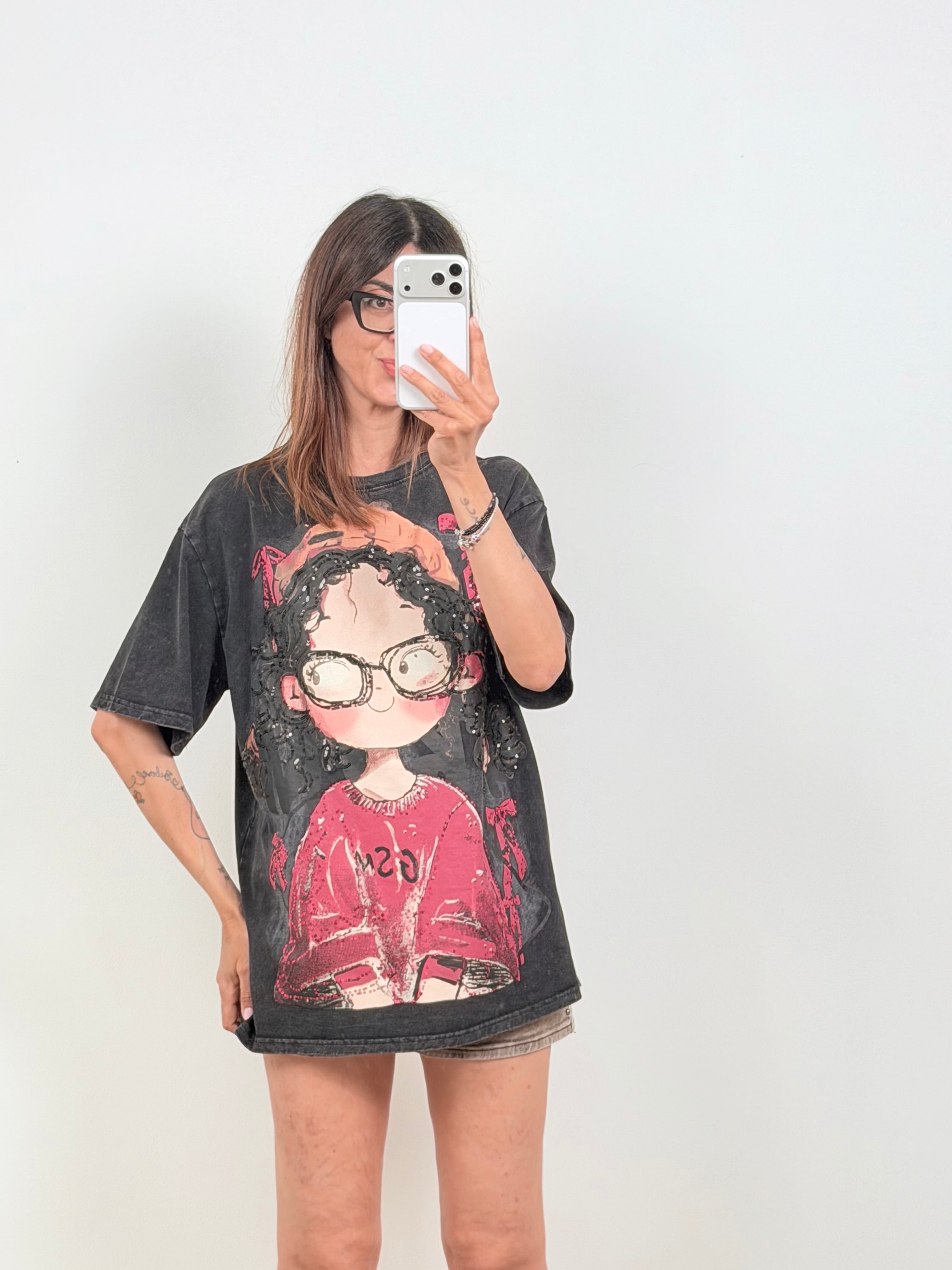 T-shirt Curly