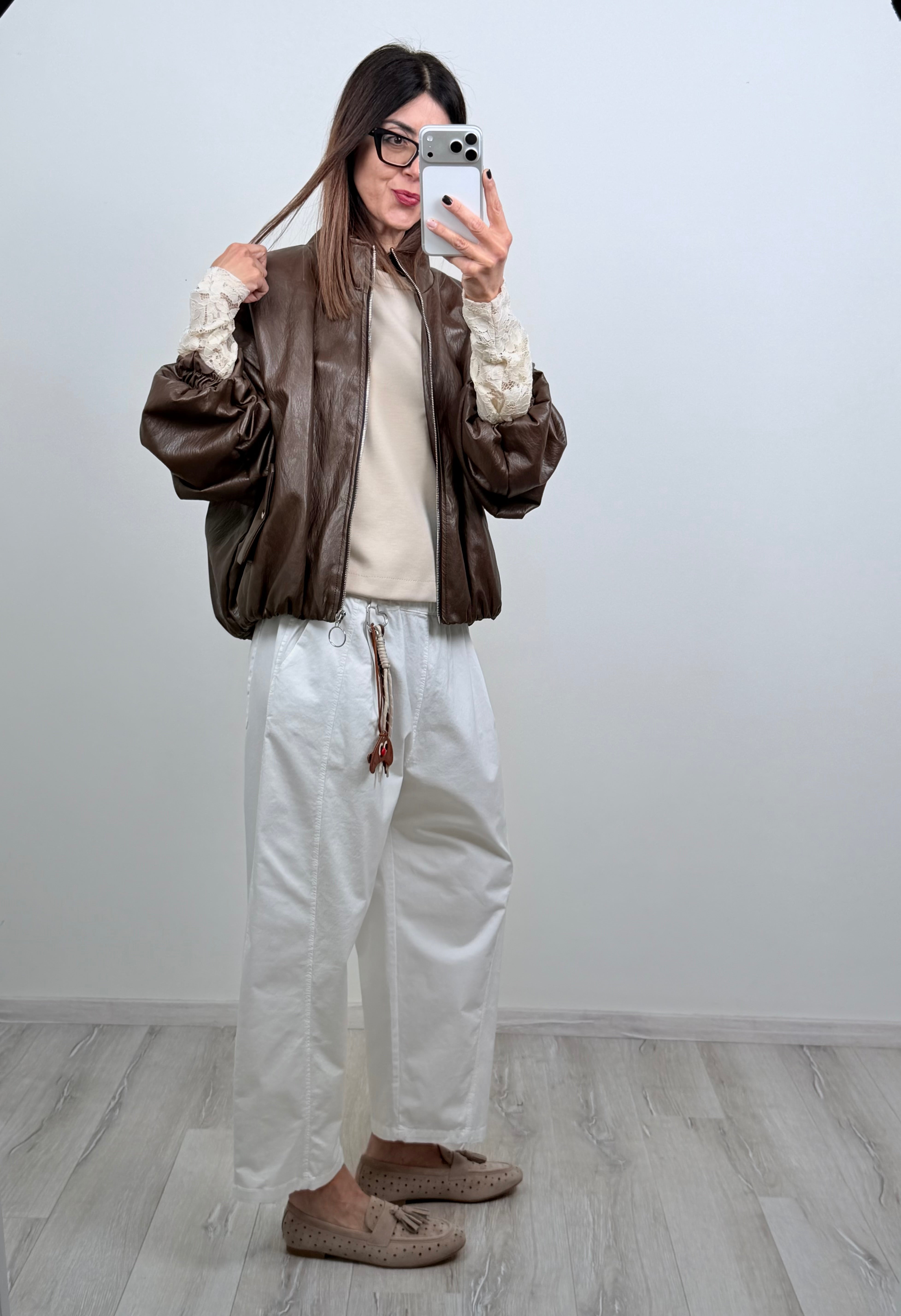 Pantalone Charm bianco