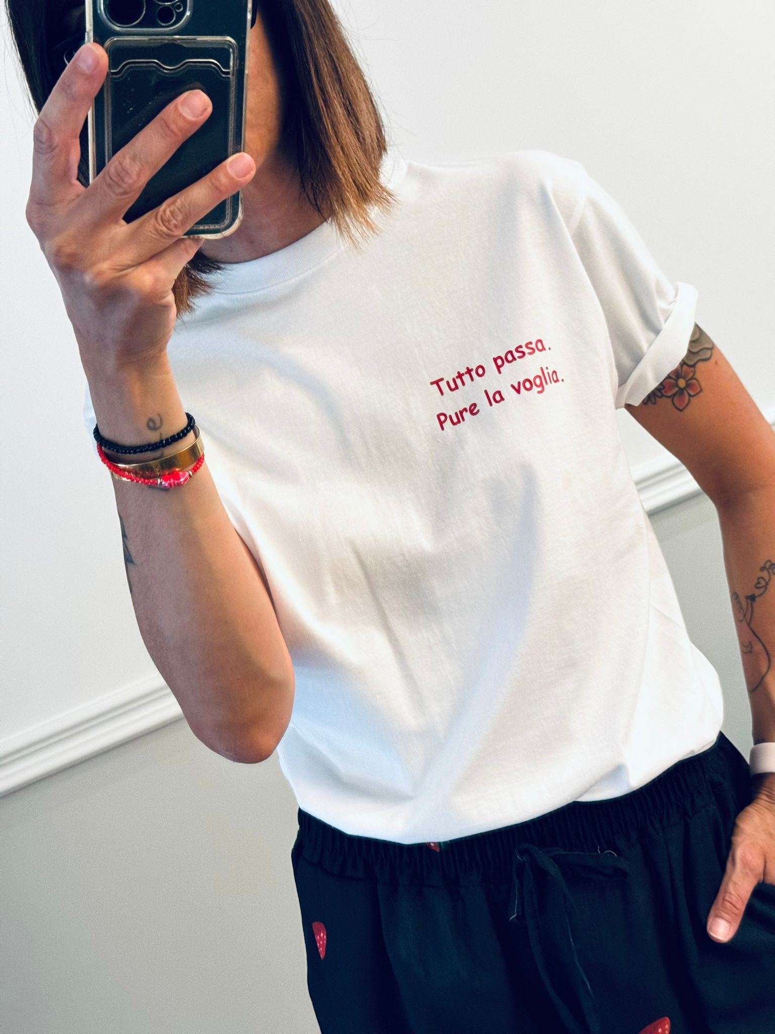 T-shirt TUTTO PASSA. PURE LA VOGLIA.