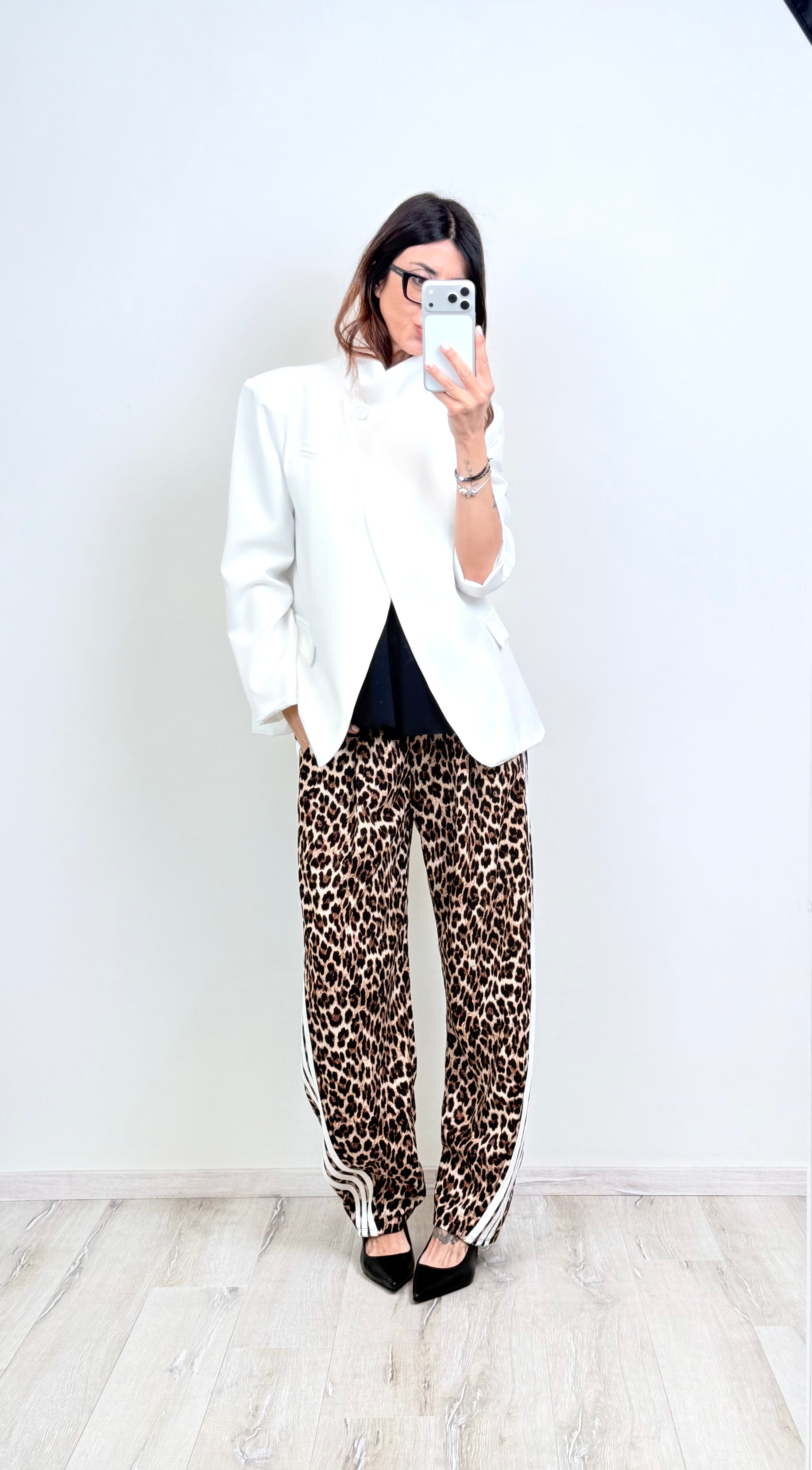 Blazer Leon bianco