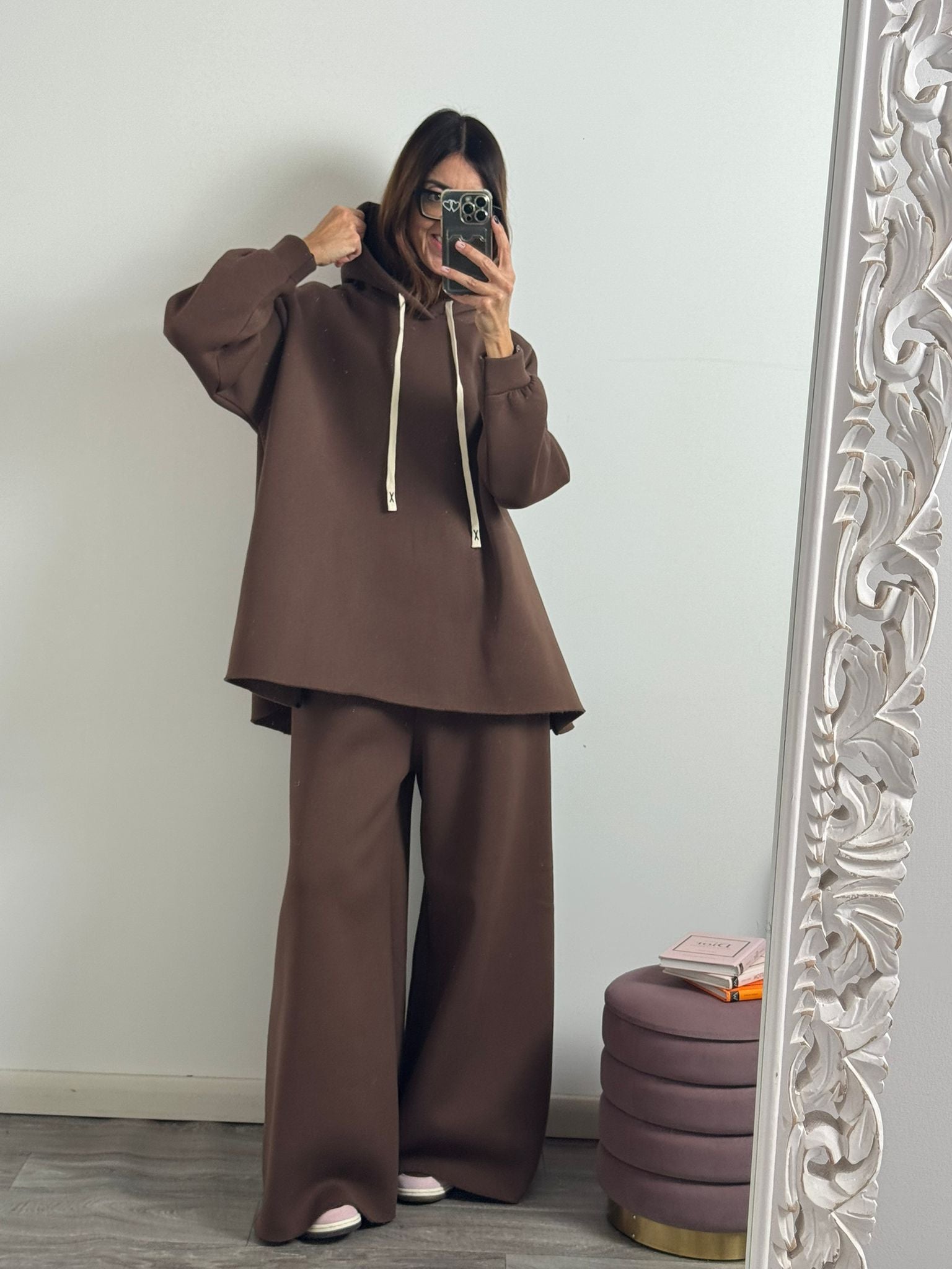 Felpa Street con cappuccio felpato in preordine