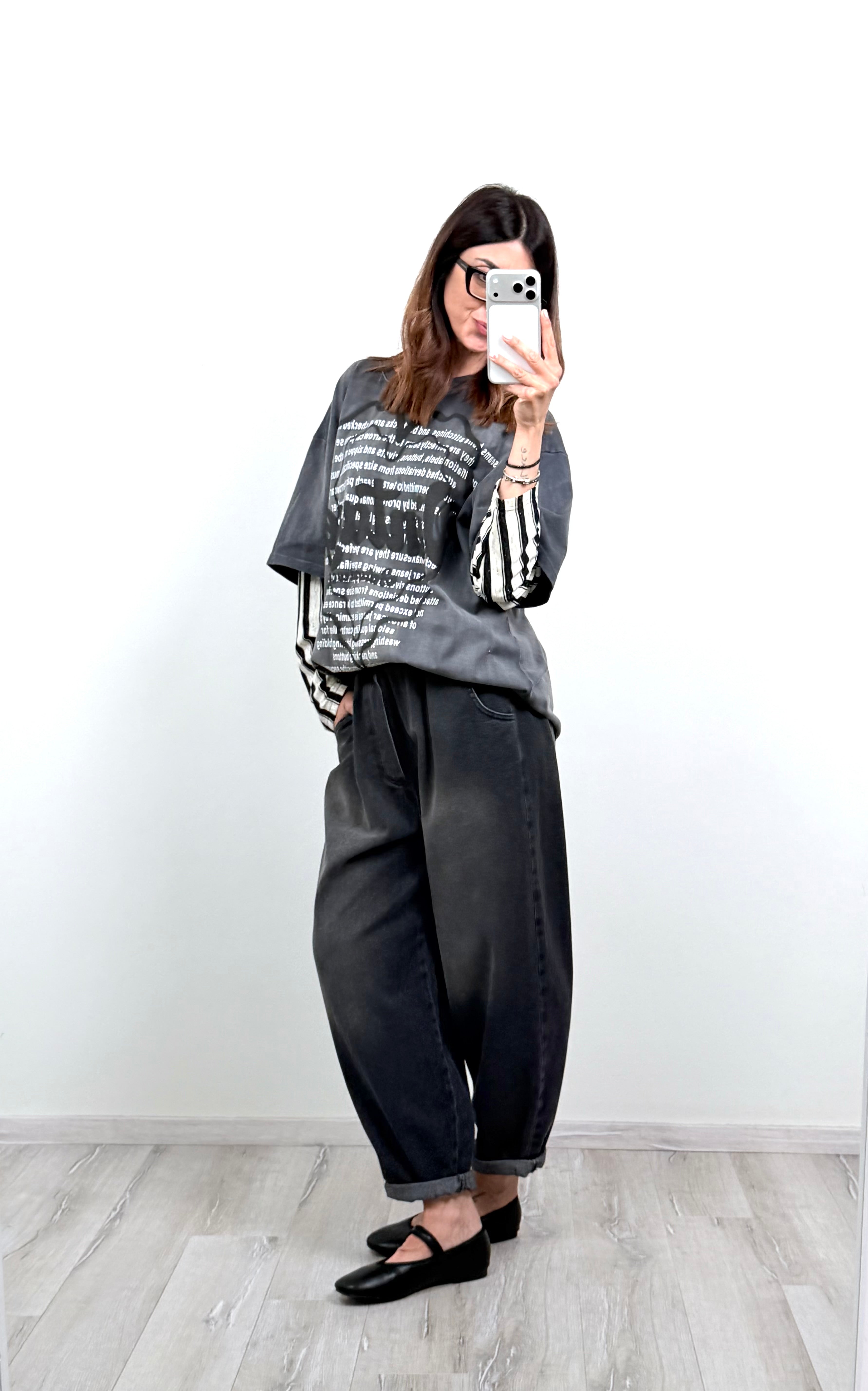 T-shirt manica lunga Vintage