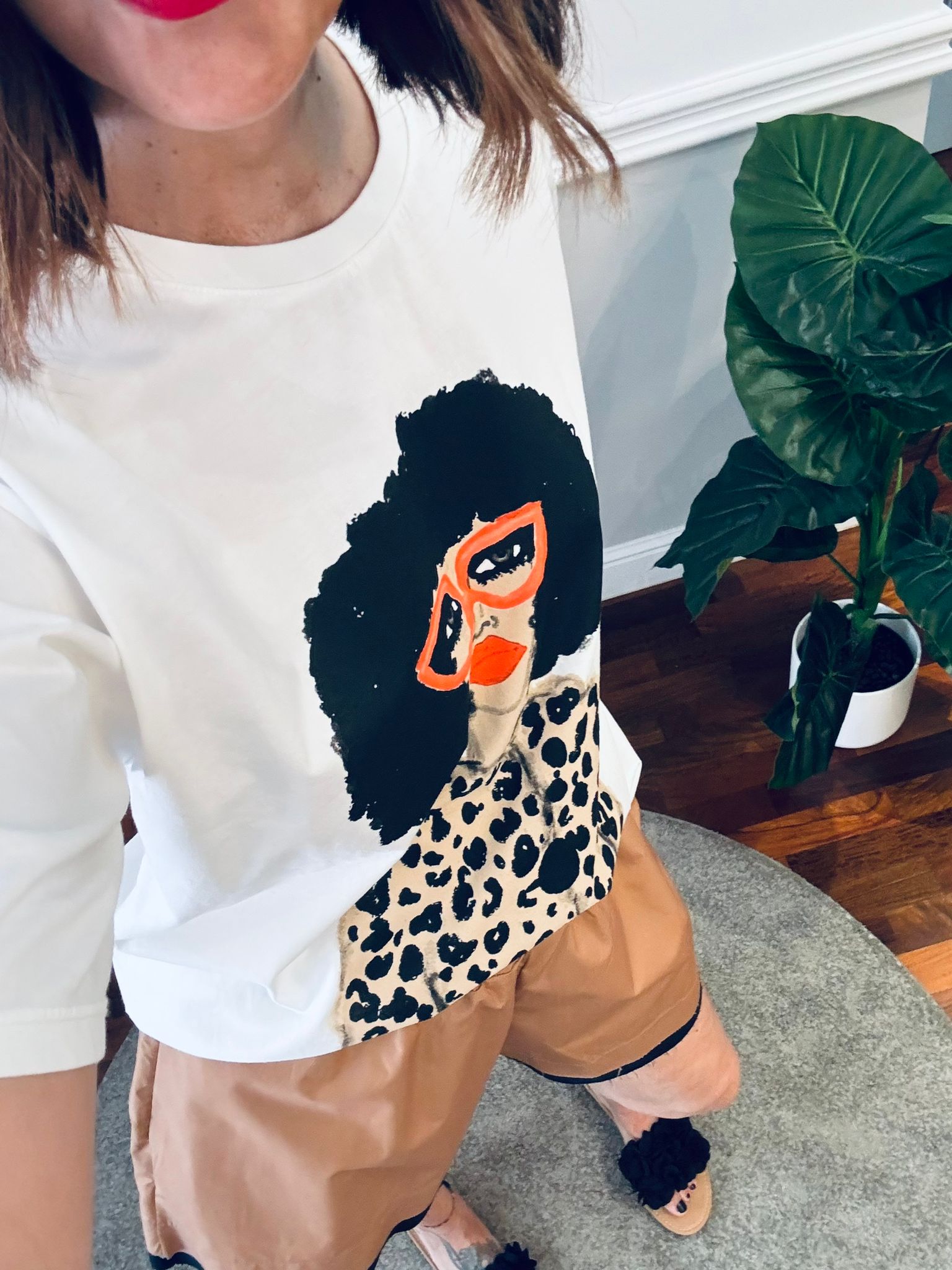 T-shirt Foxy per gli amici Franca