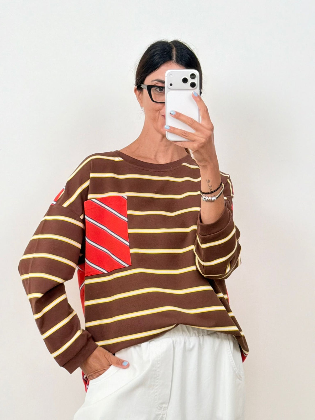 T-shirt manica lunga Stripes