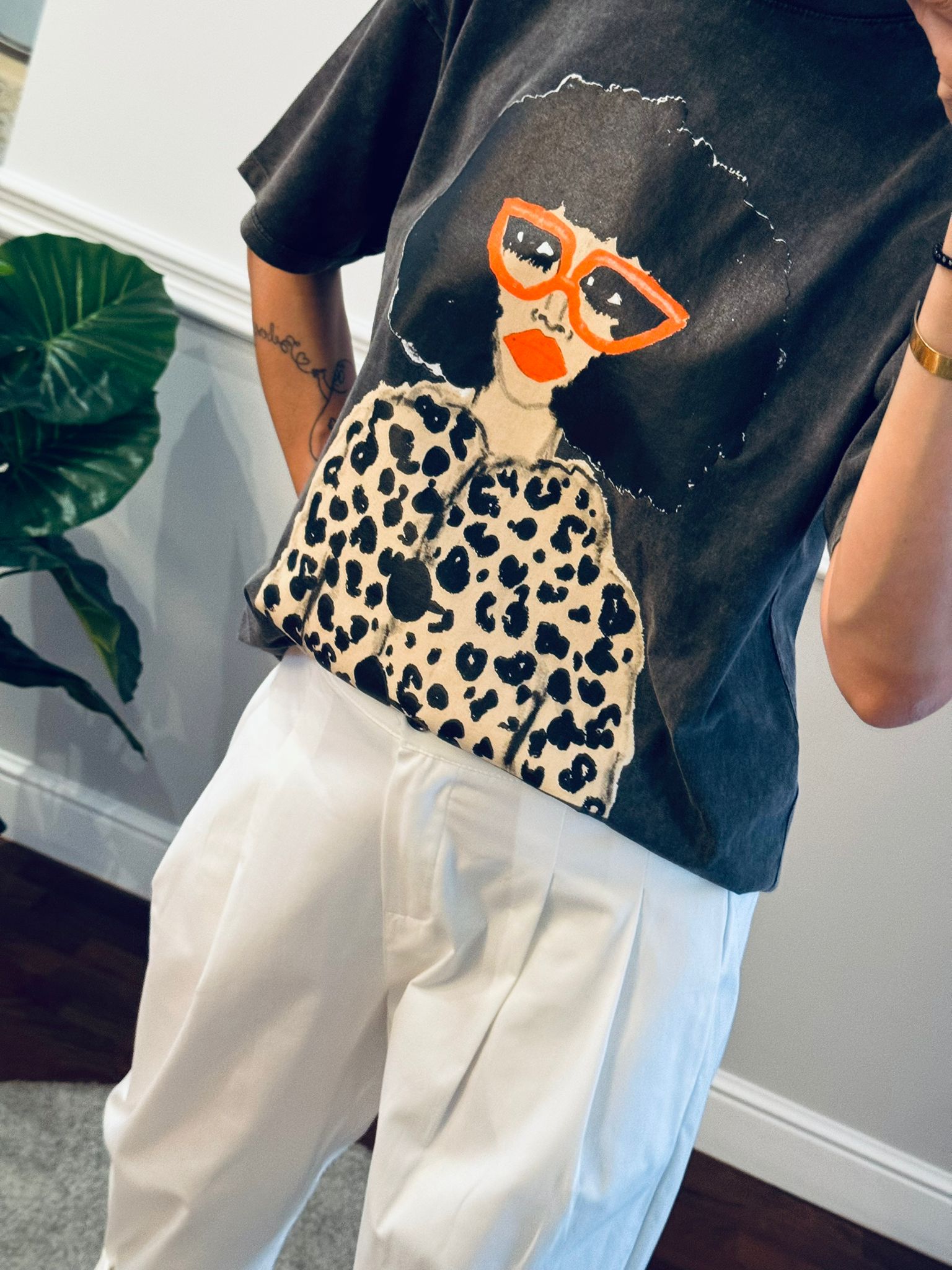 T-shirt Foxy per gli amici Franca