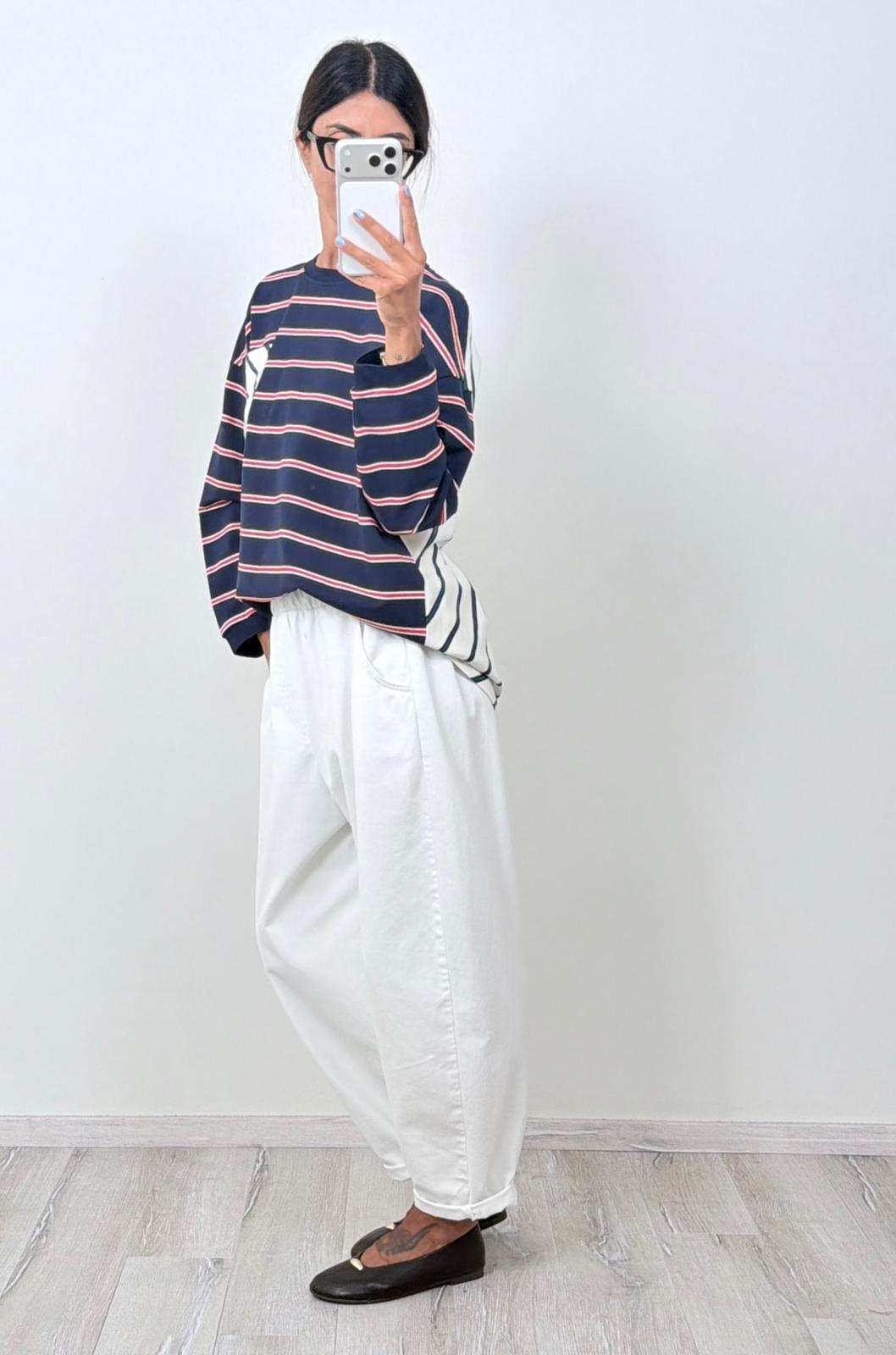 T-shirt manica lunga Stripes