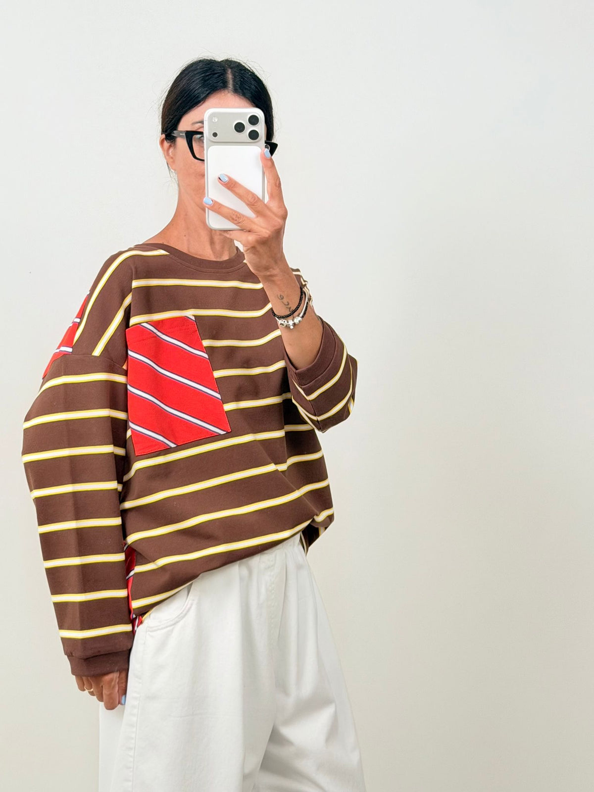 T-shirt manica lunga Stripes