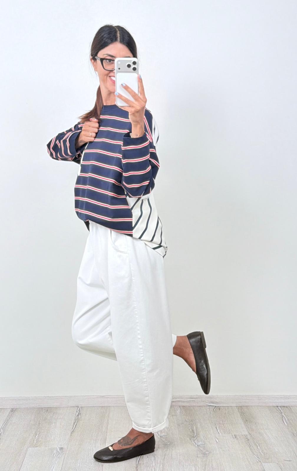 T-shirt manica lunga Stripes