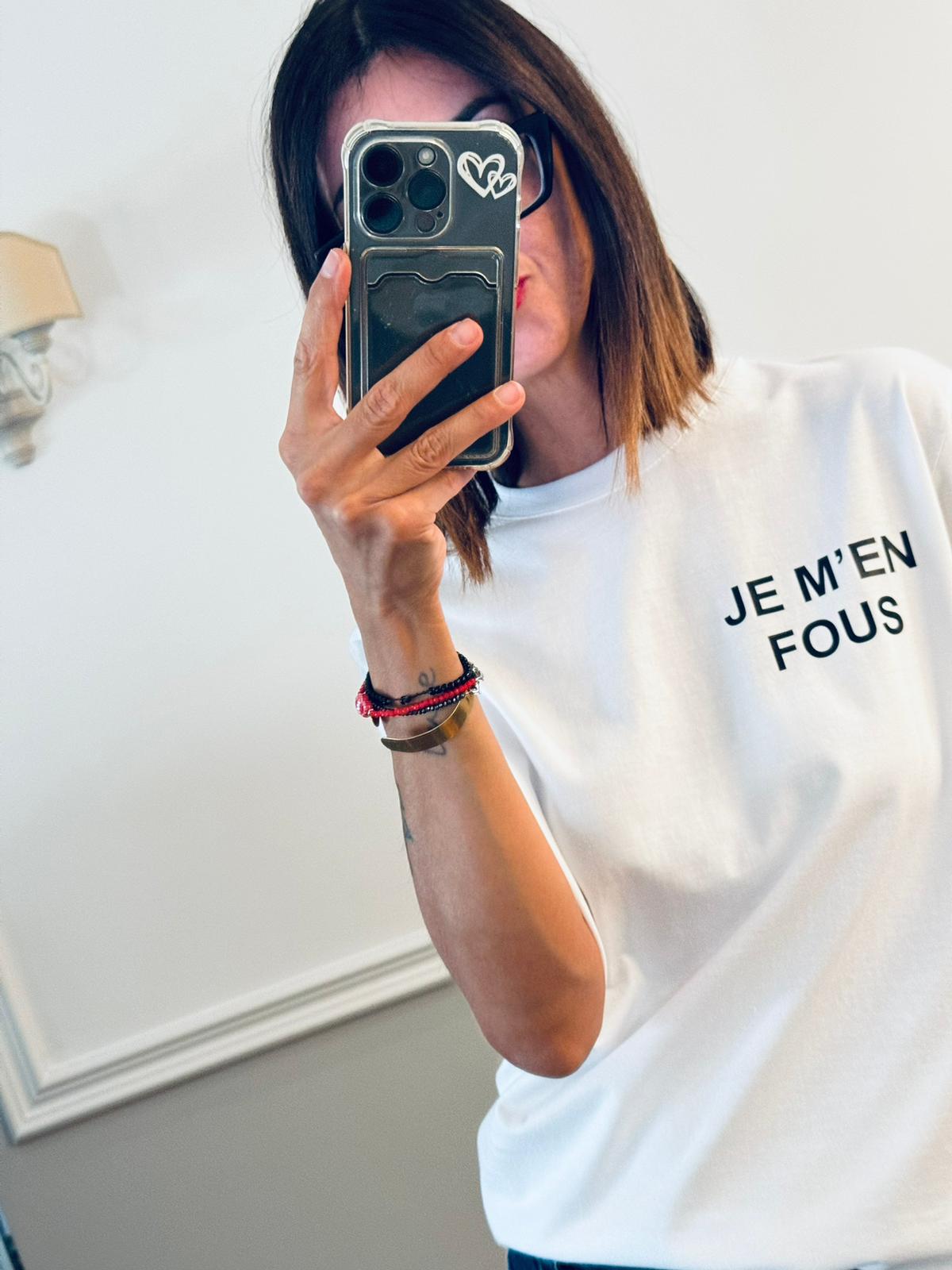 T-shirt JE M'EN FOUS