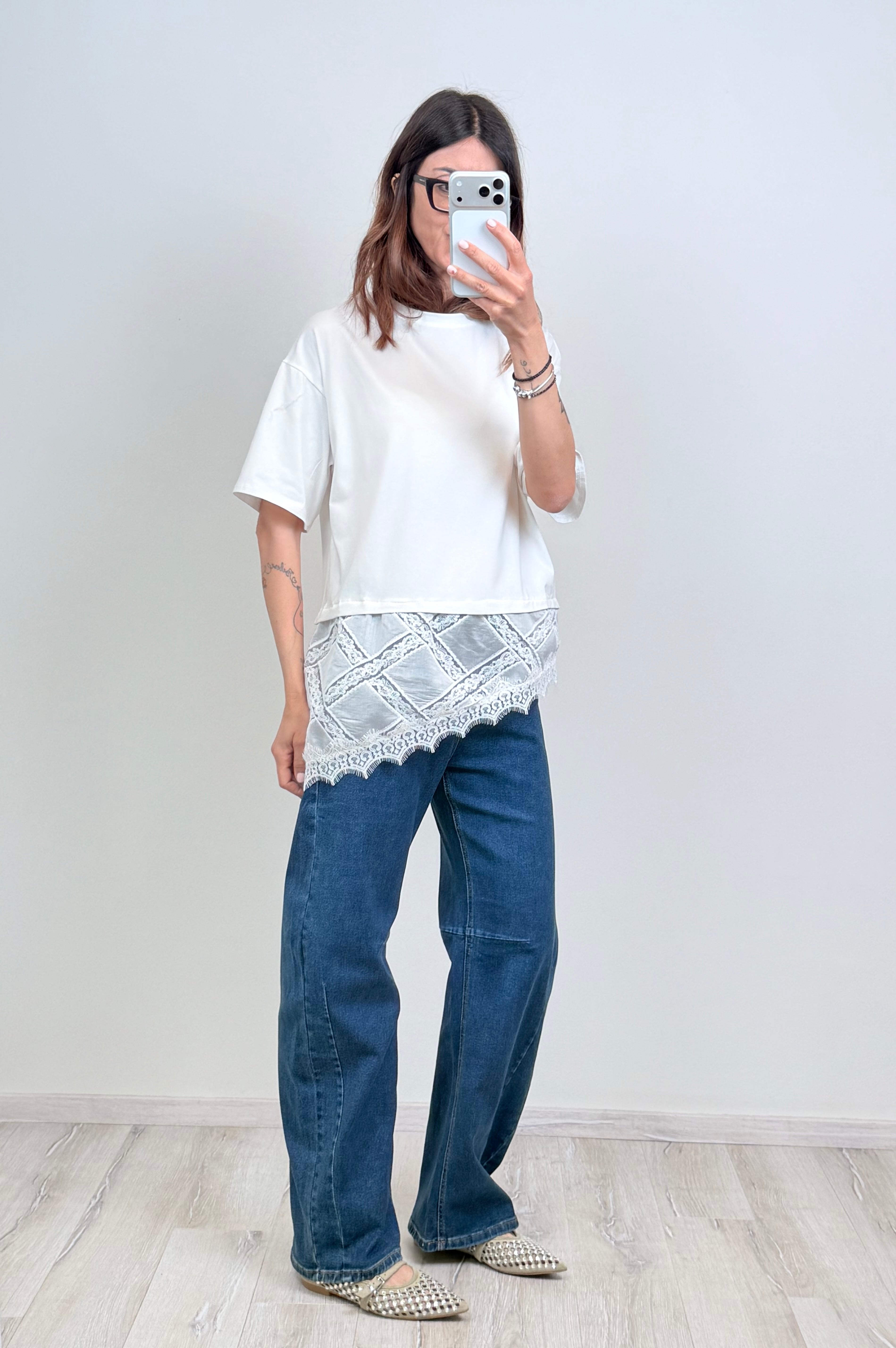 T-shirt Provenza bianca