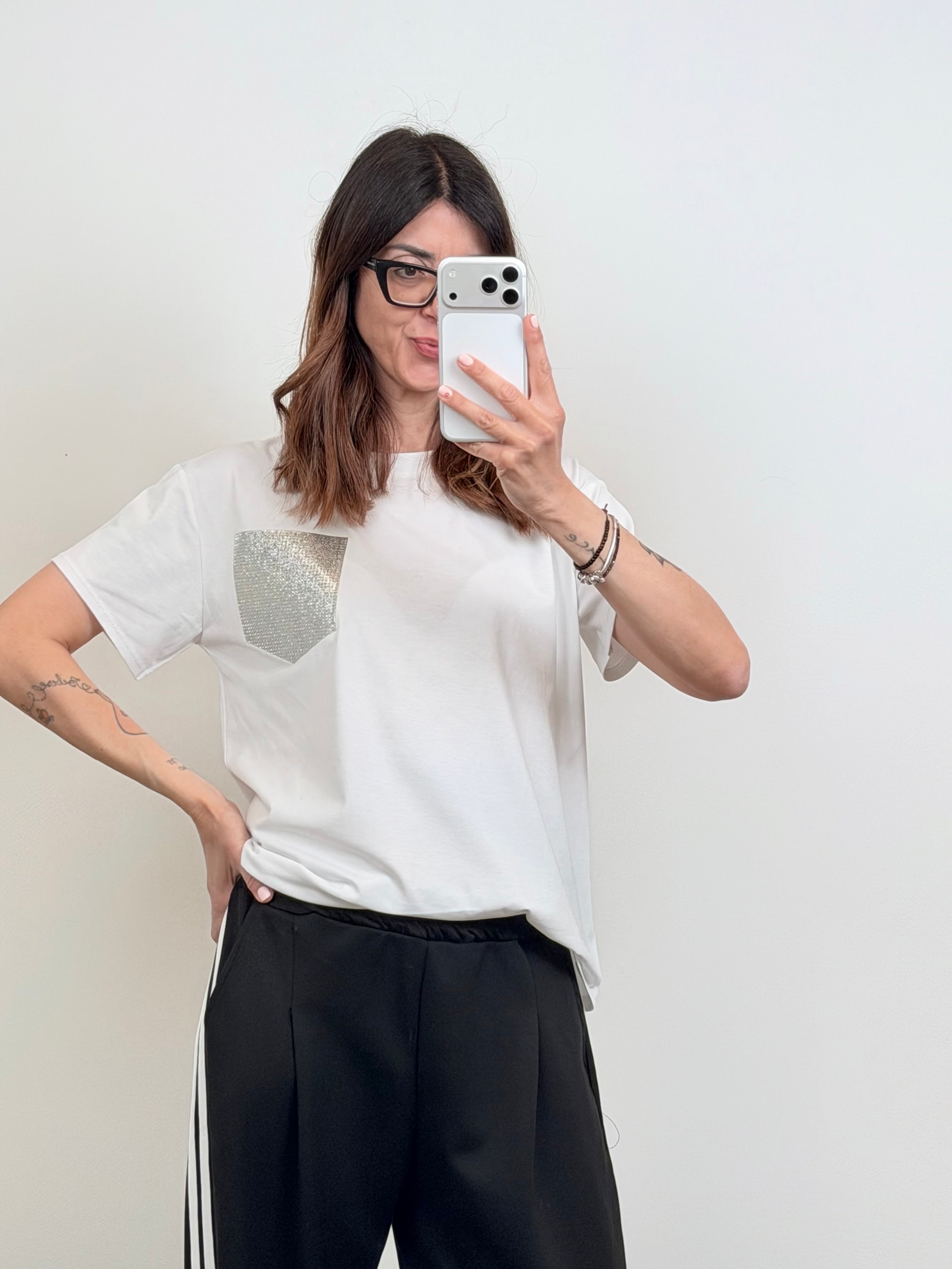 T-shirt Zante silver