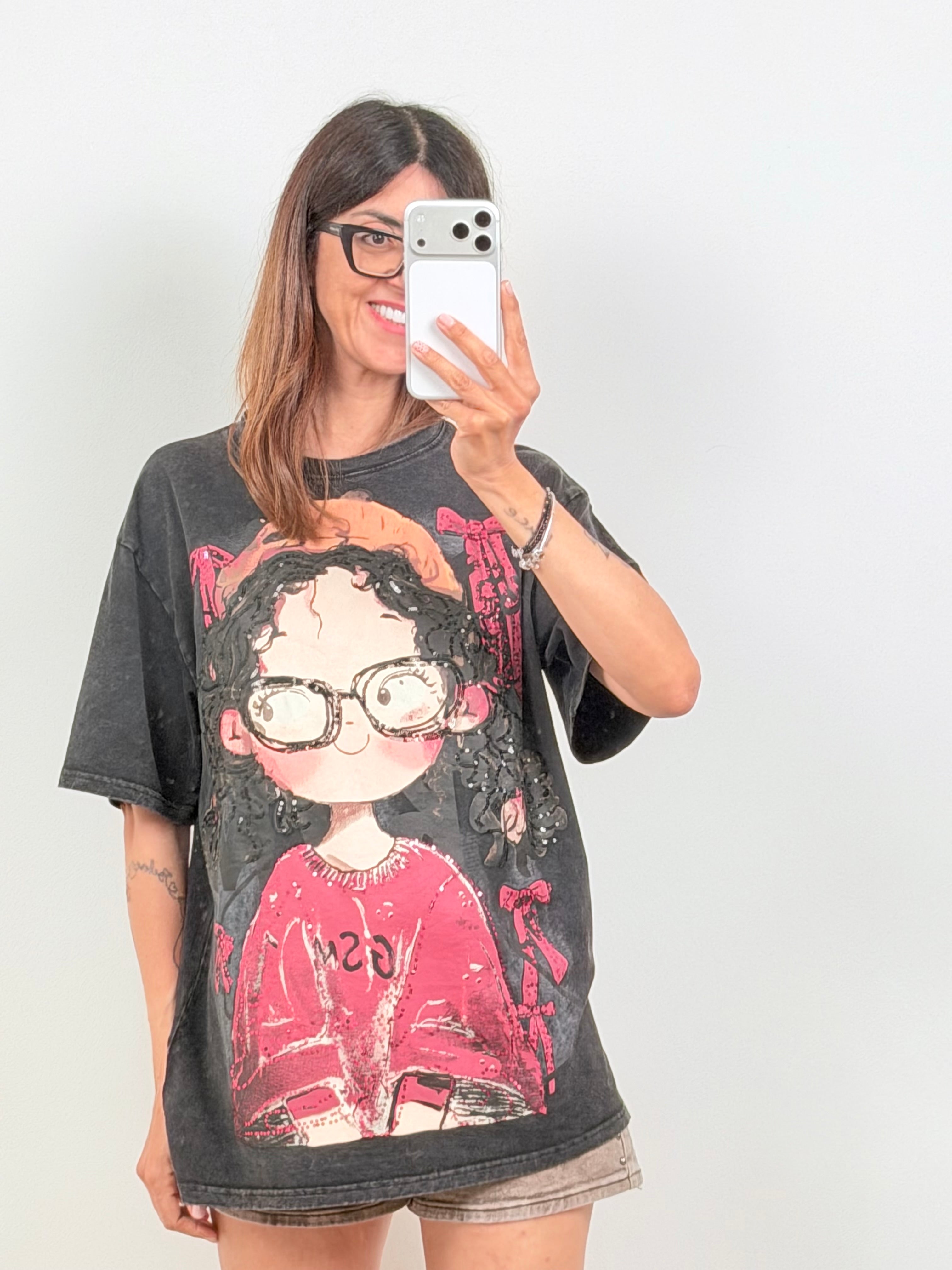 T-shirt Curly