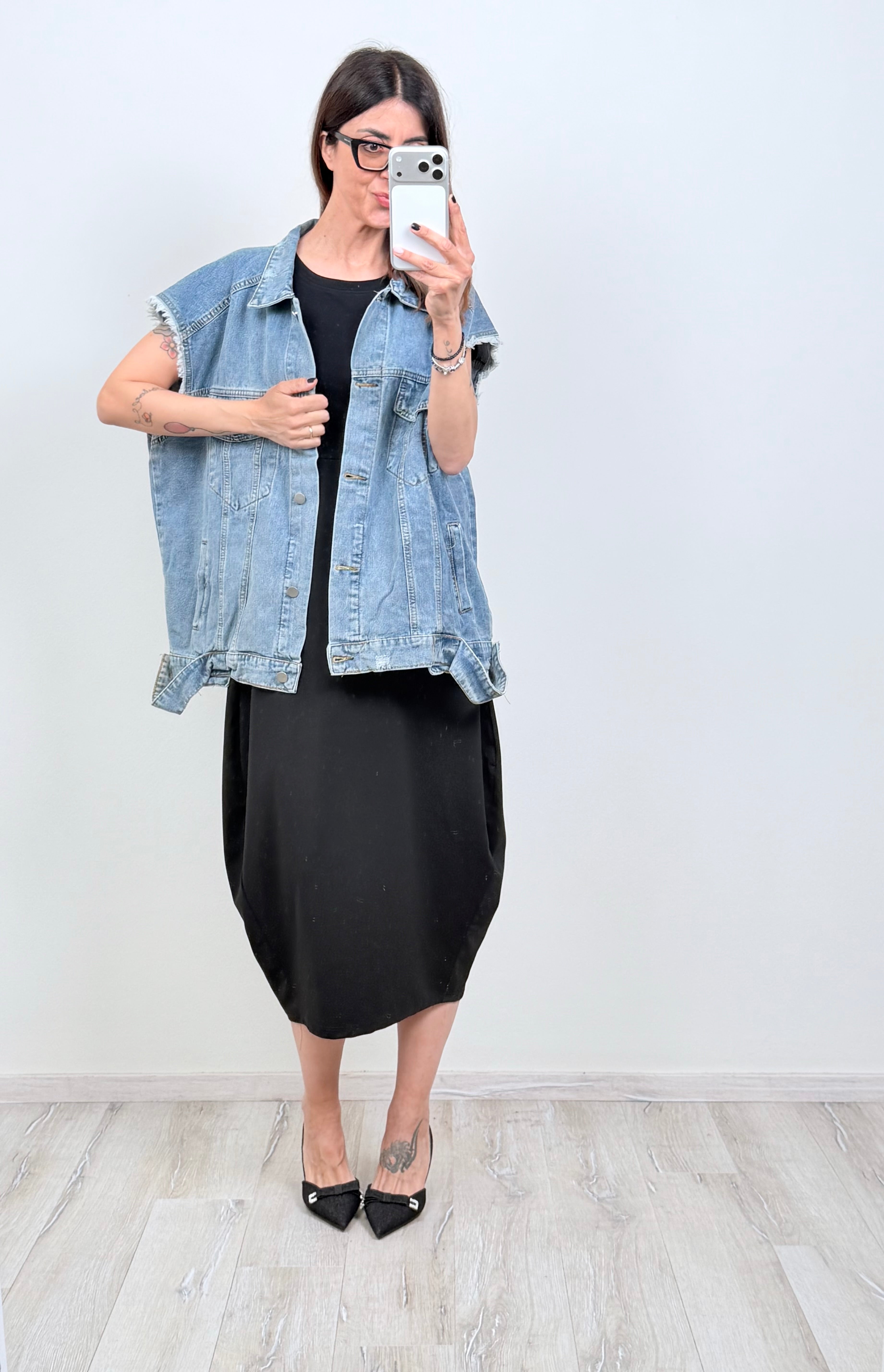 MAXI GILET DENIM COLORADO