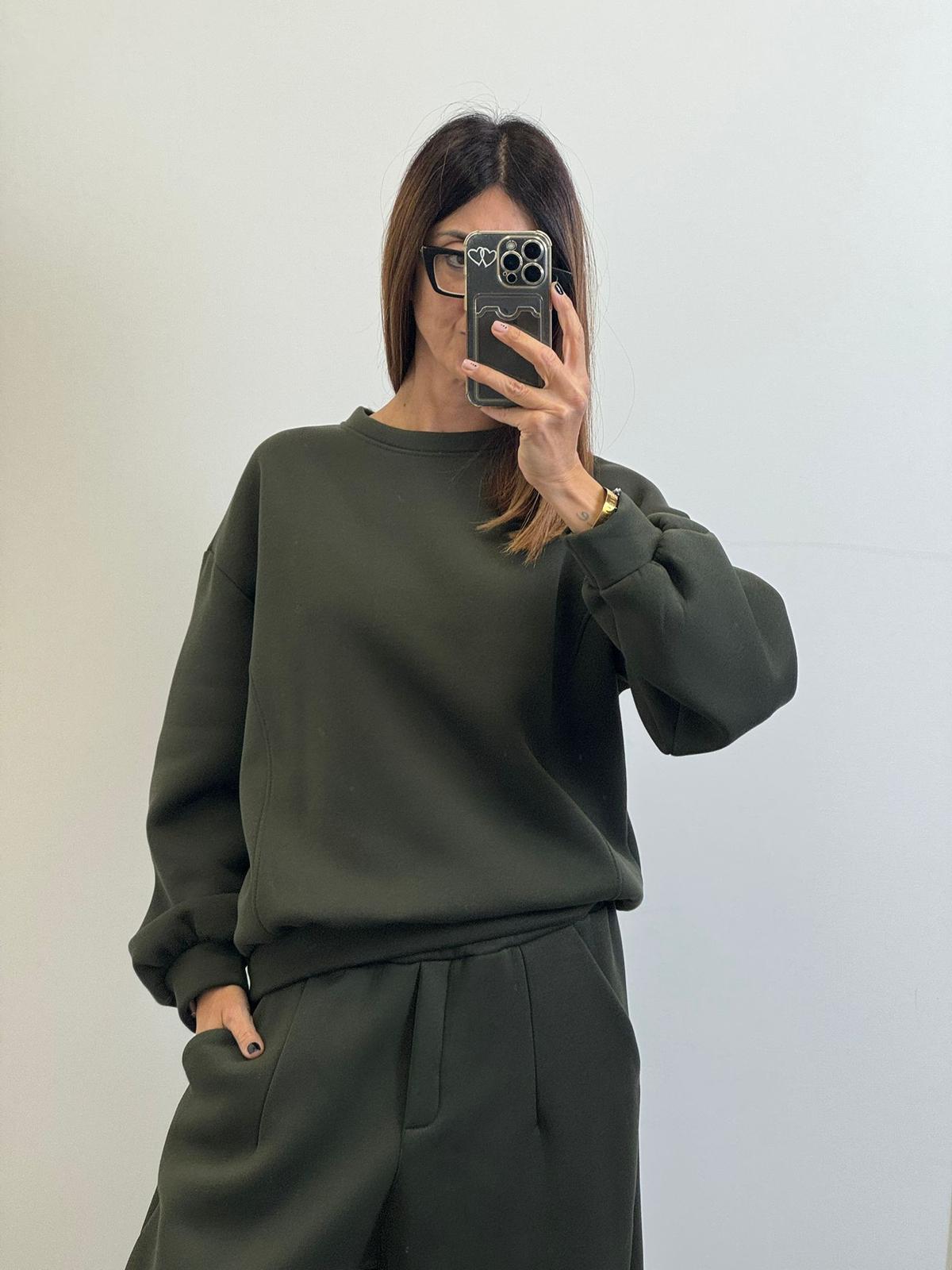 Felpa Street girocollo felpato in preordine