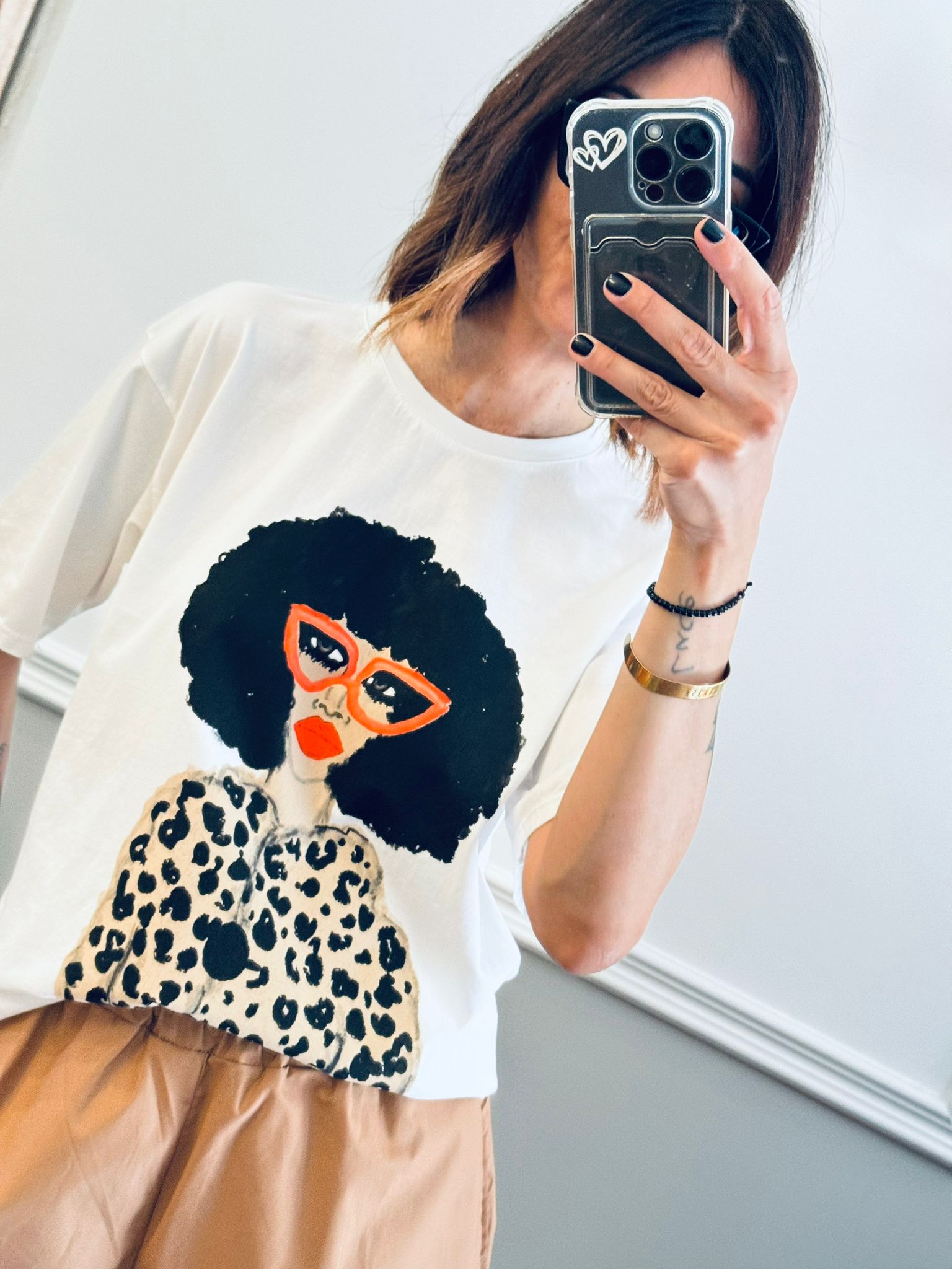 T-shirt Foxy per gli amici Franca