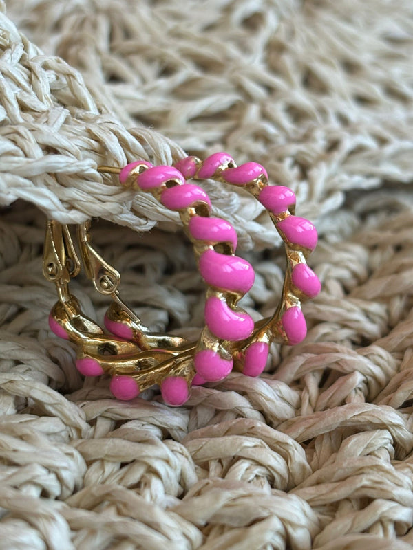 Orecchini Pink&Golden