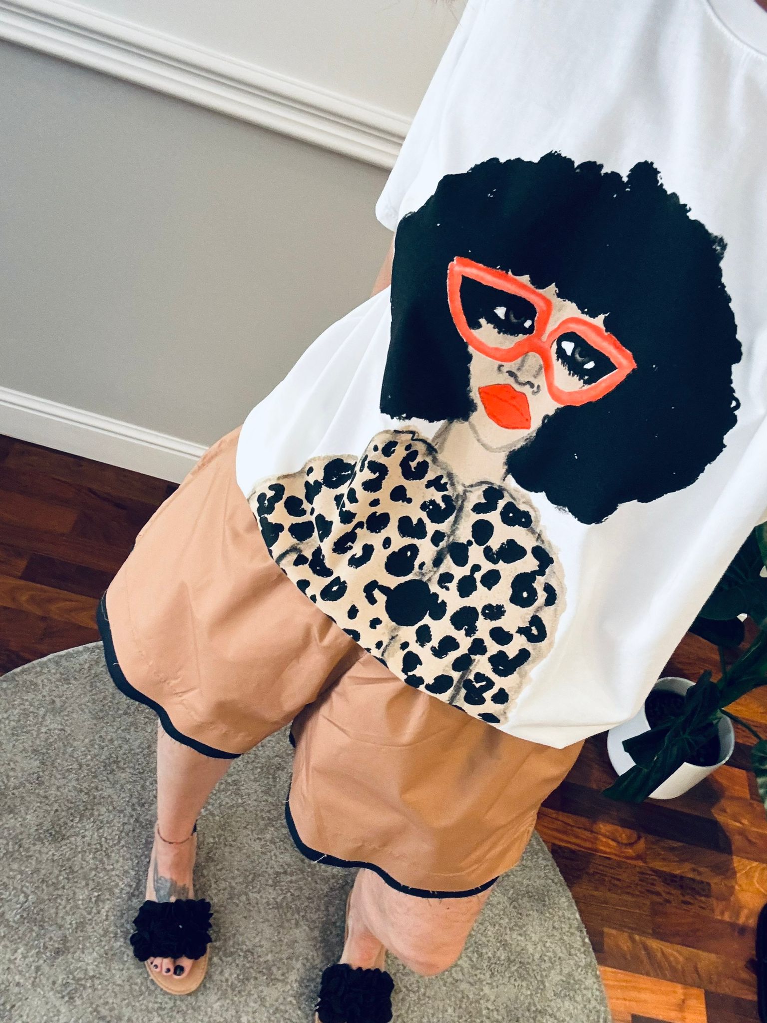 T-shirt Foxy per gli amici Franca