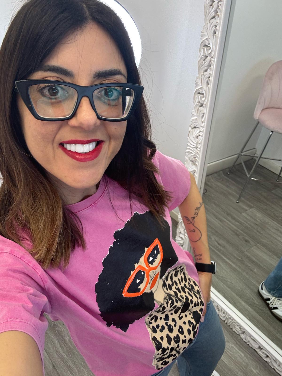 T-shirt Foxy per gli amici Franca