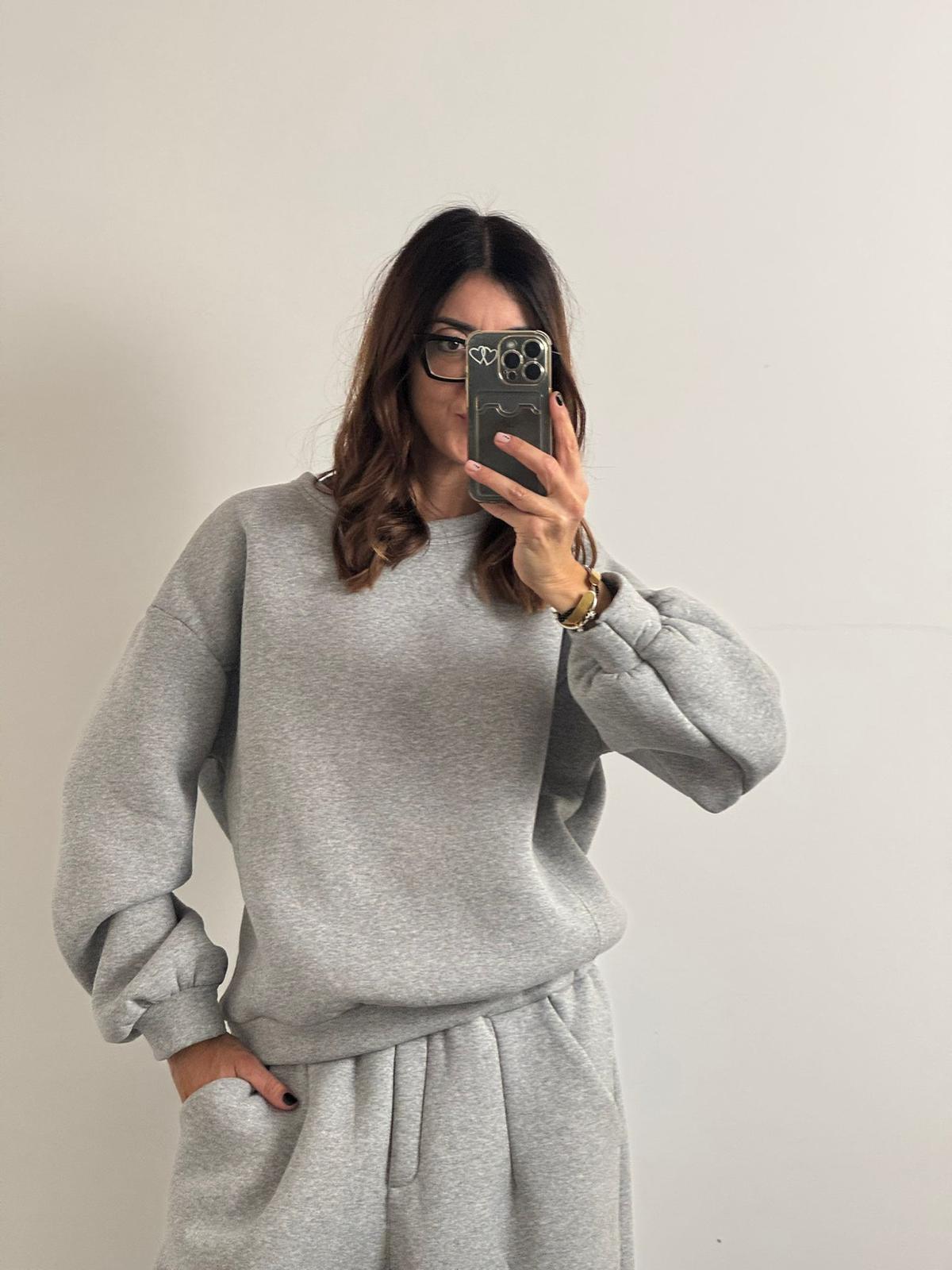 Felpa Street girocollo felpato in preordine