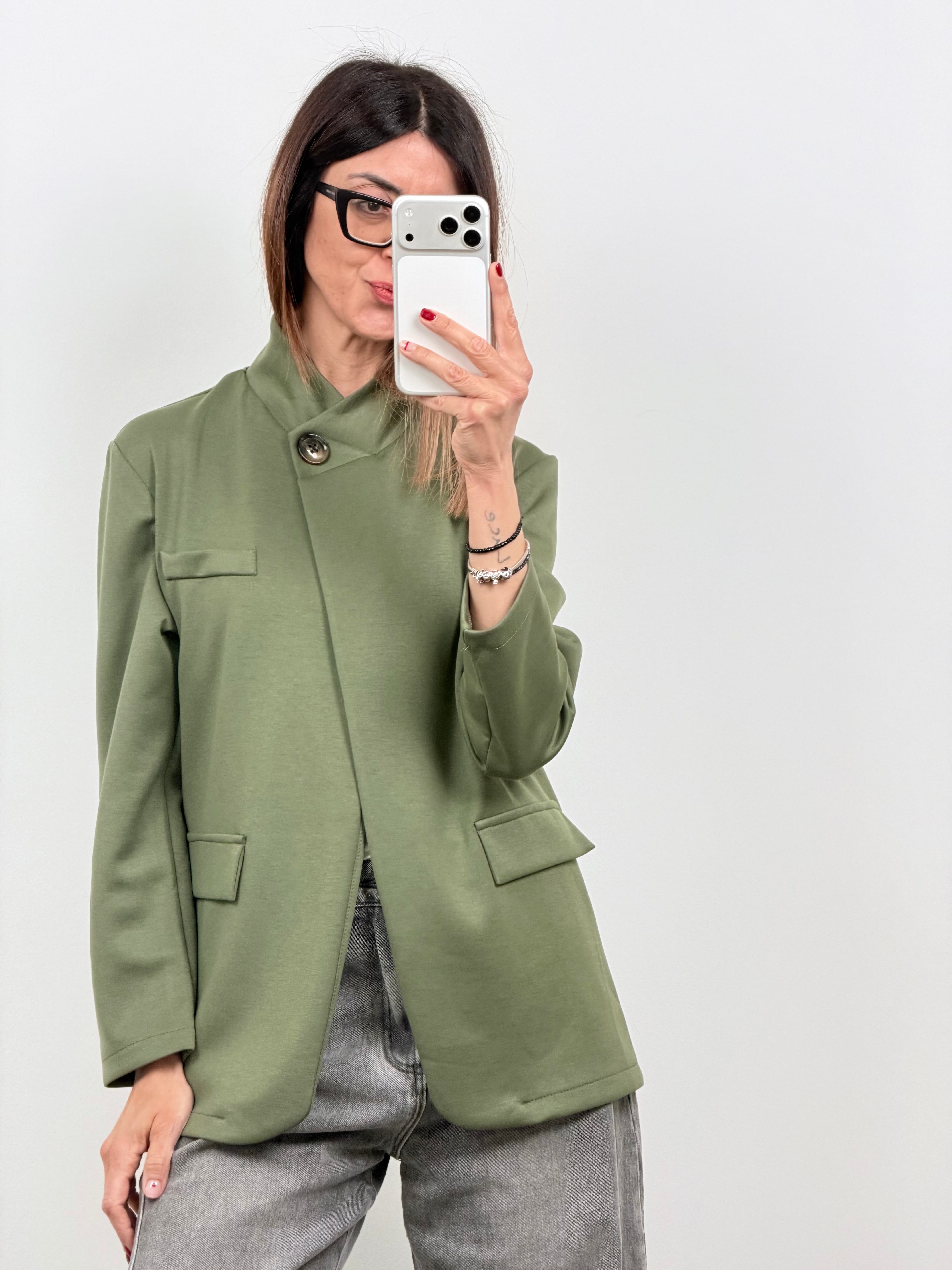 Blazer Nottingham verde