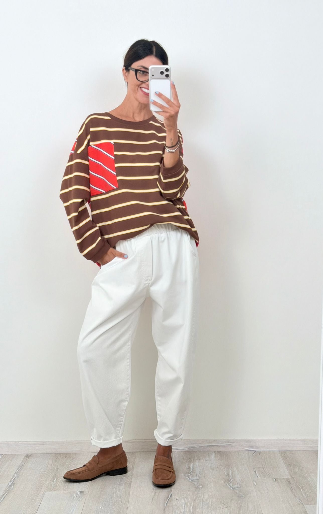T-shirt manica lunga Stripes