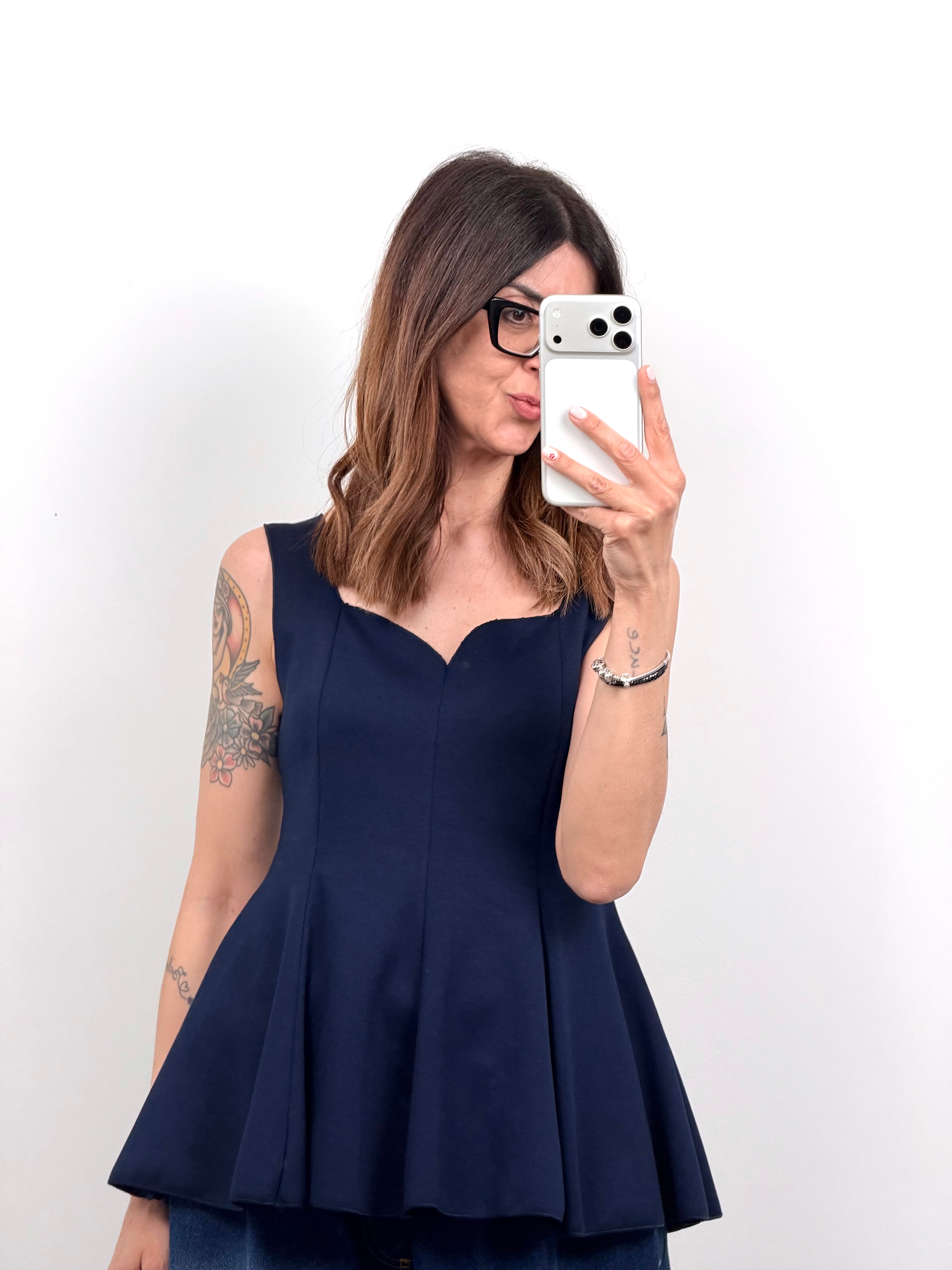 Top canotta Versailles