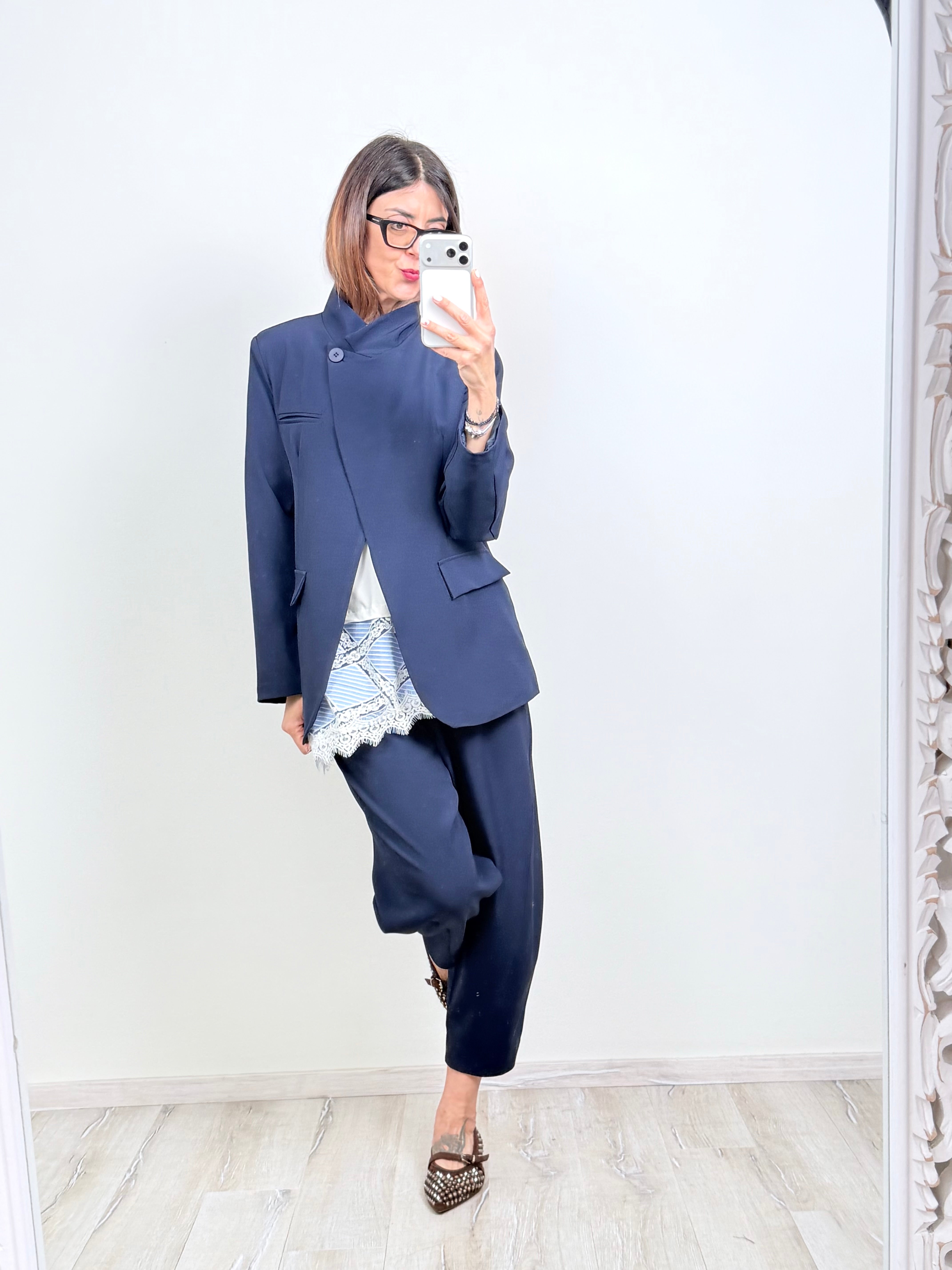 Blazer Leon blu