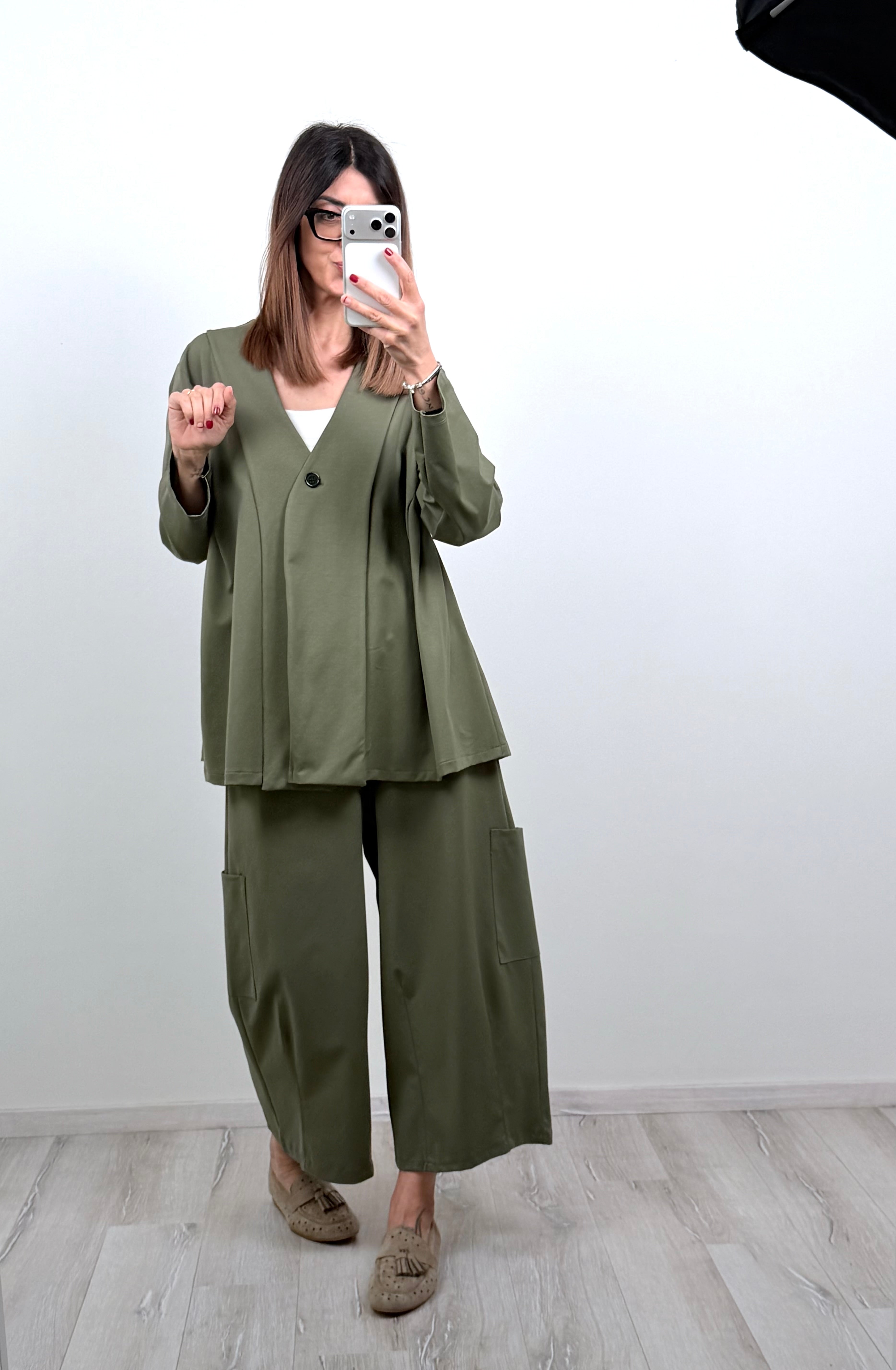 Tailleur Seul verde