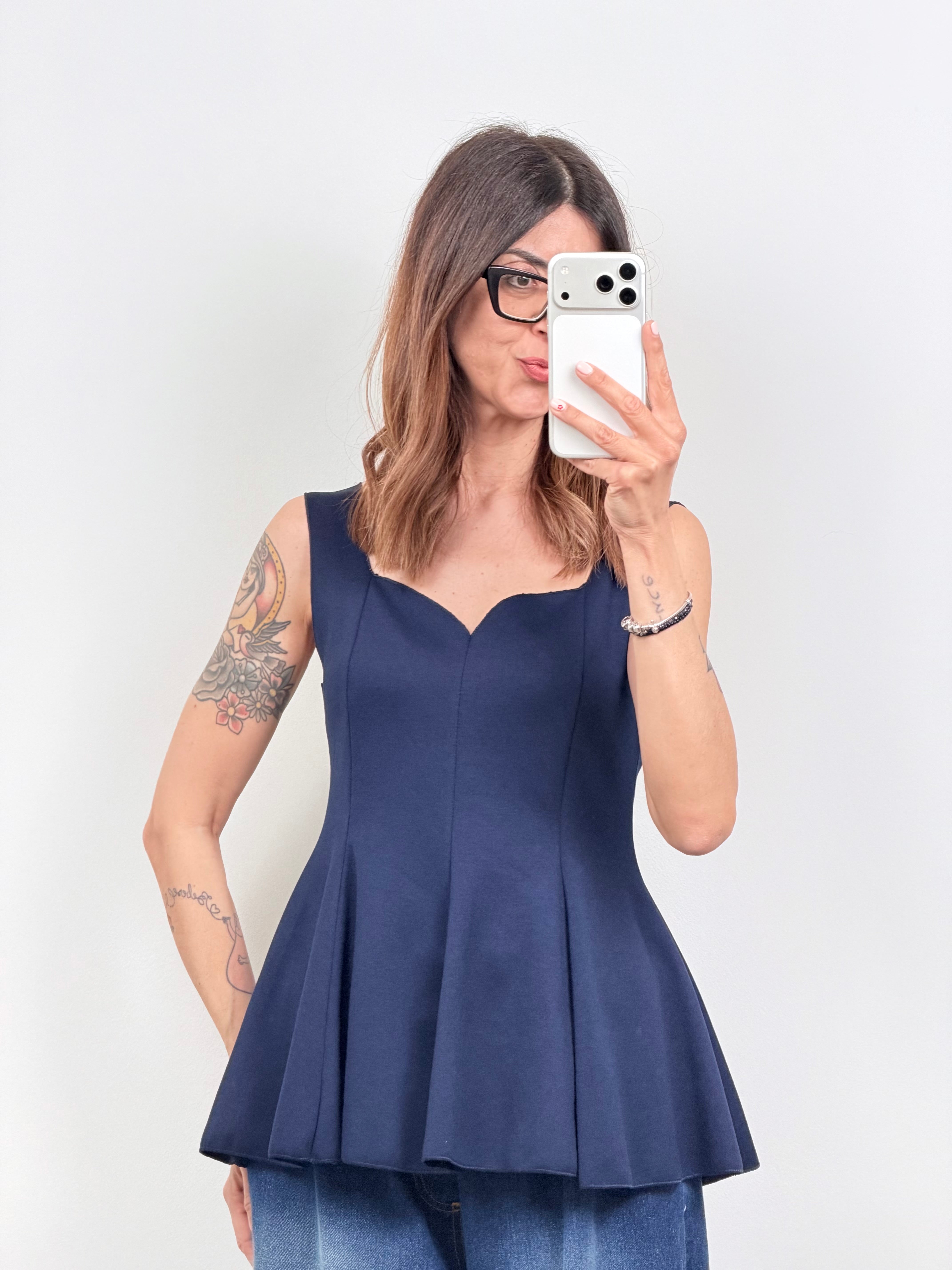 Top canotta Versailles