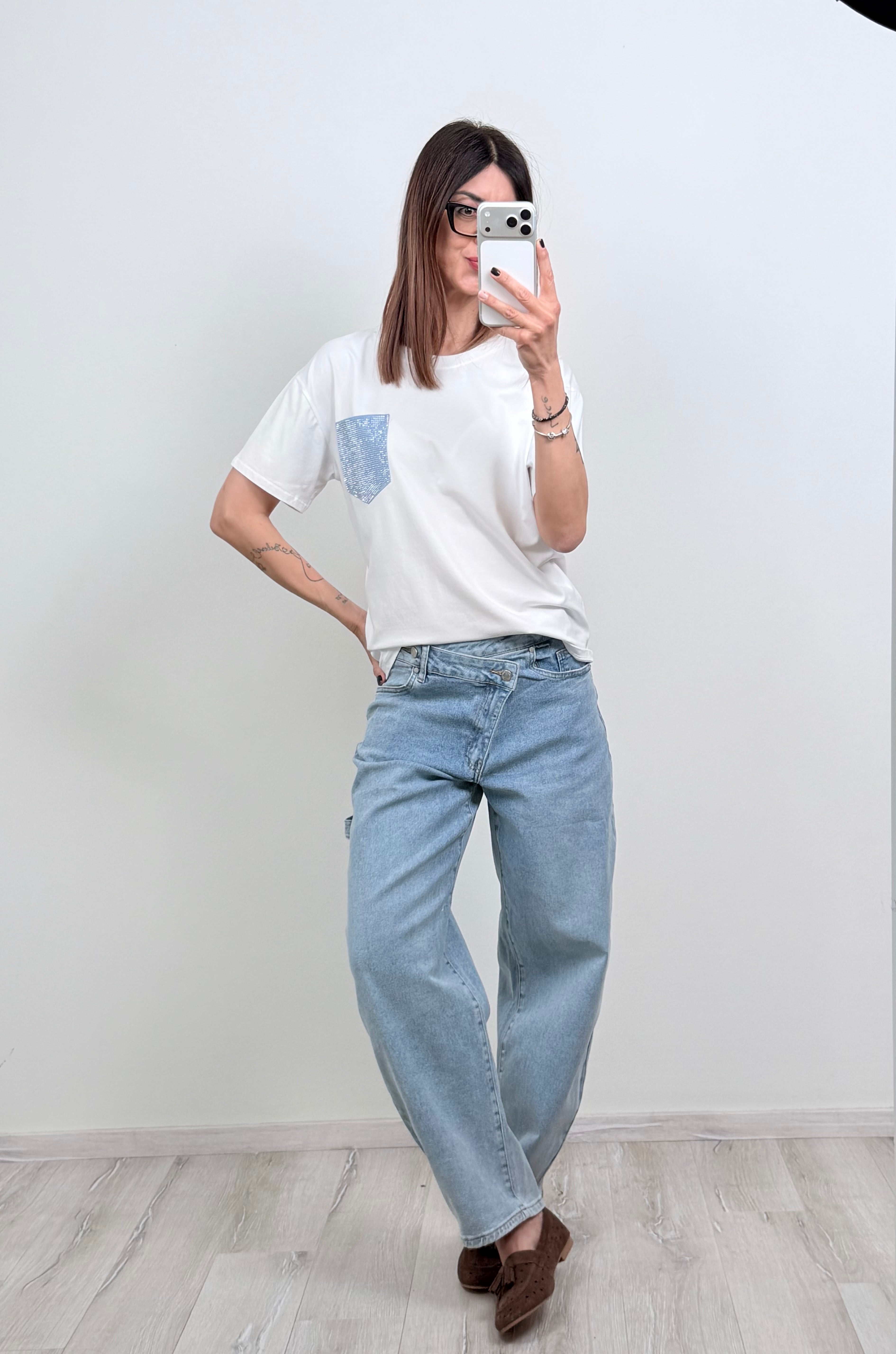 T-shirt Zante celeste