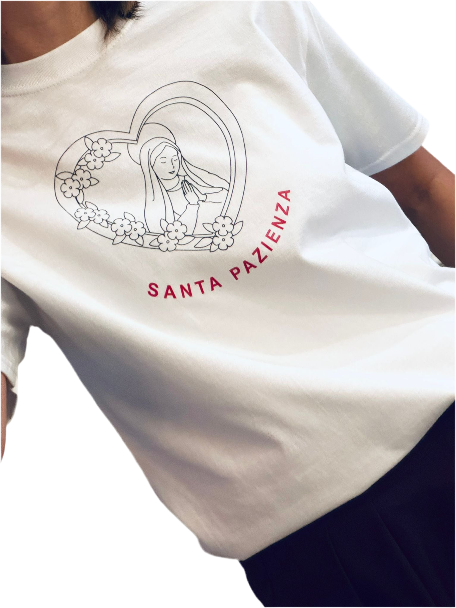 T-shirt Santa pazienza