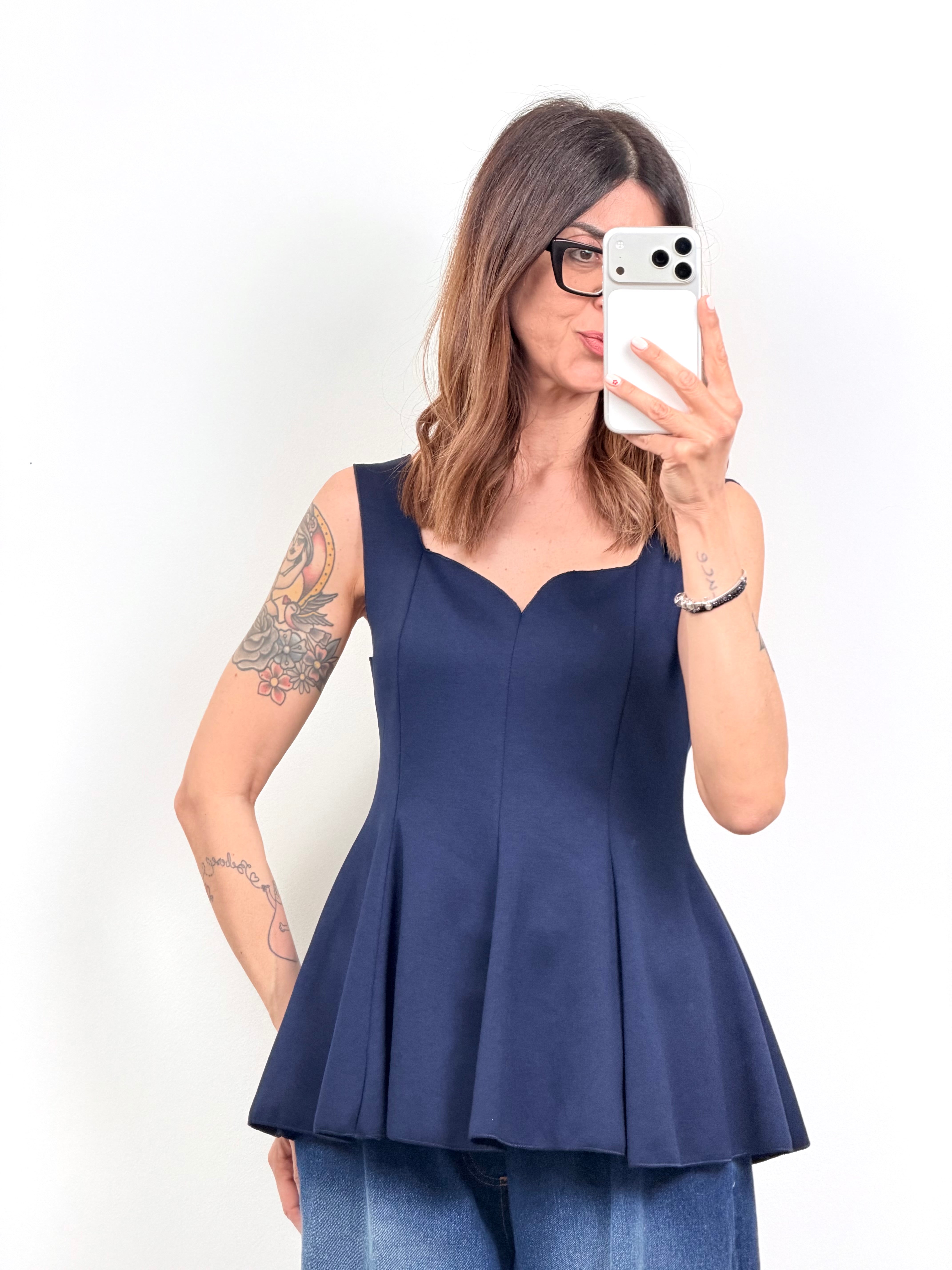 Top canotta Versailles