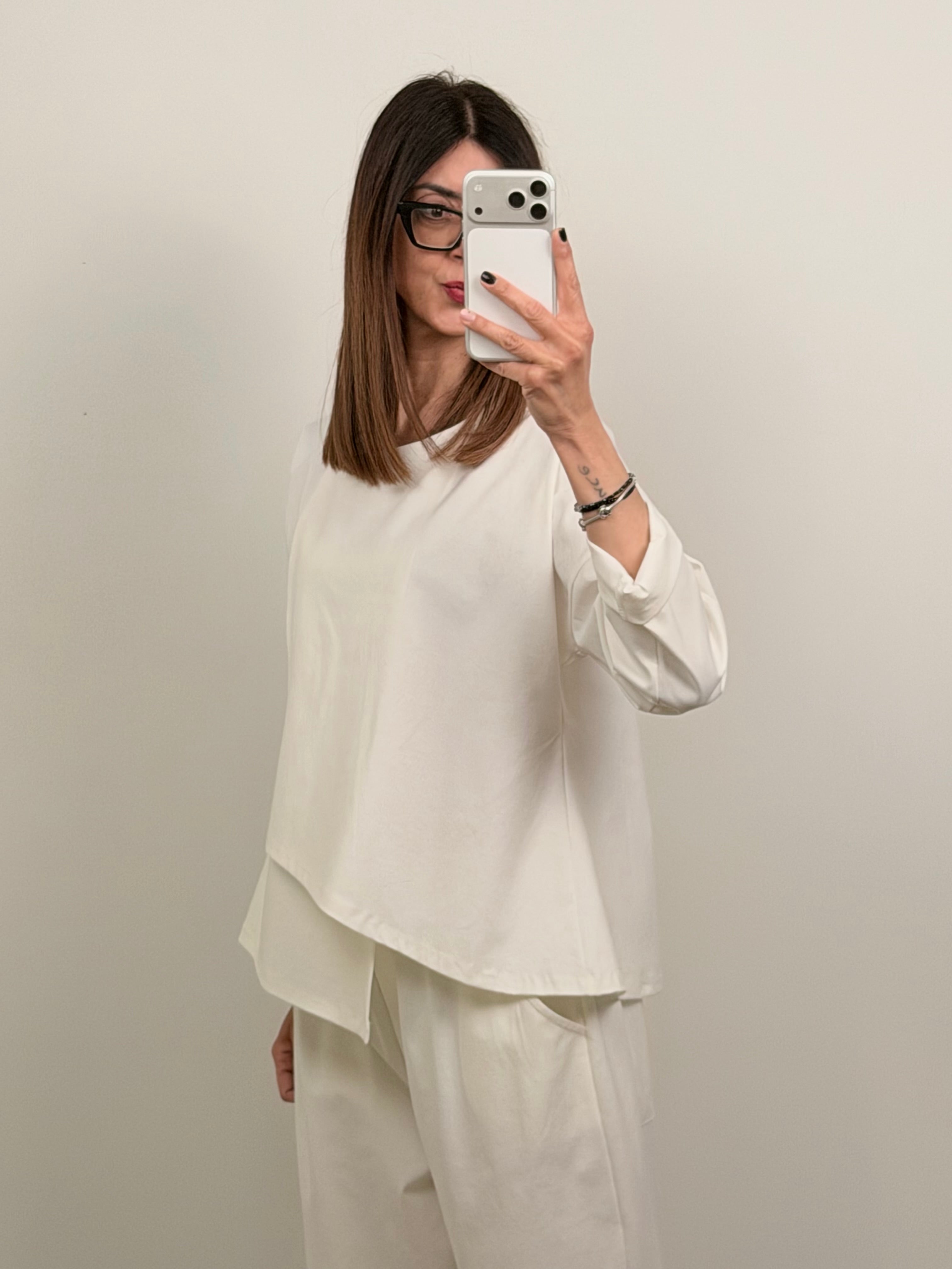 Completo London bianco