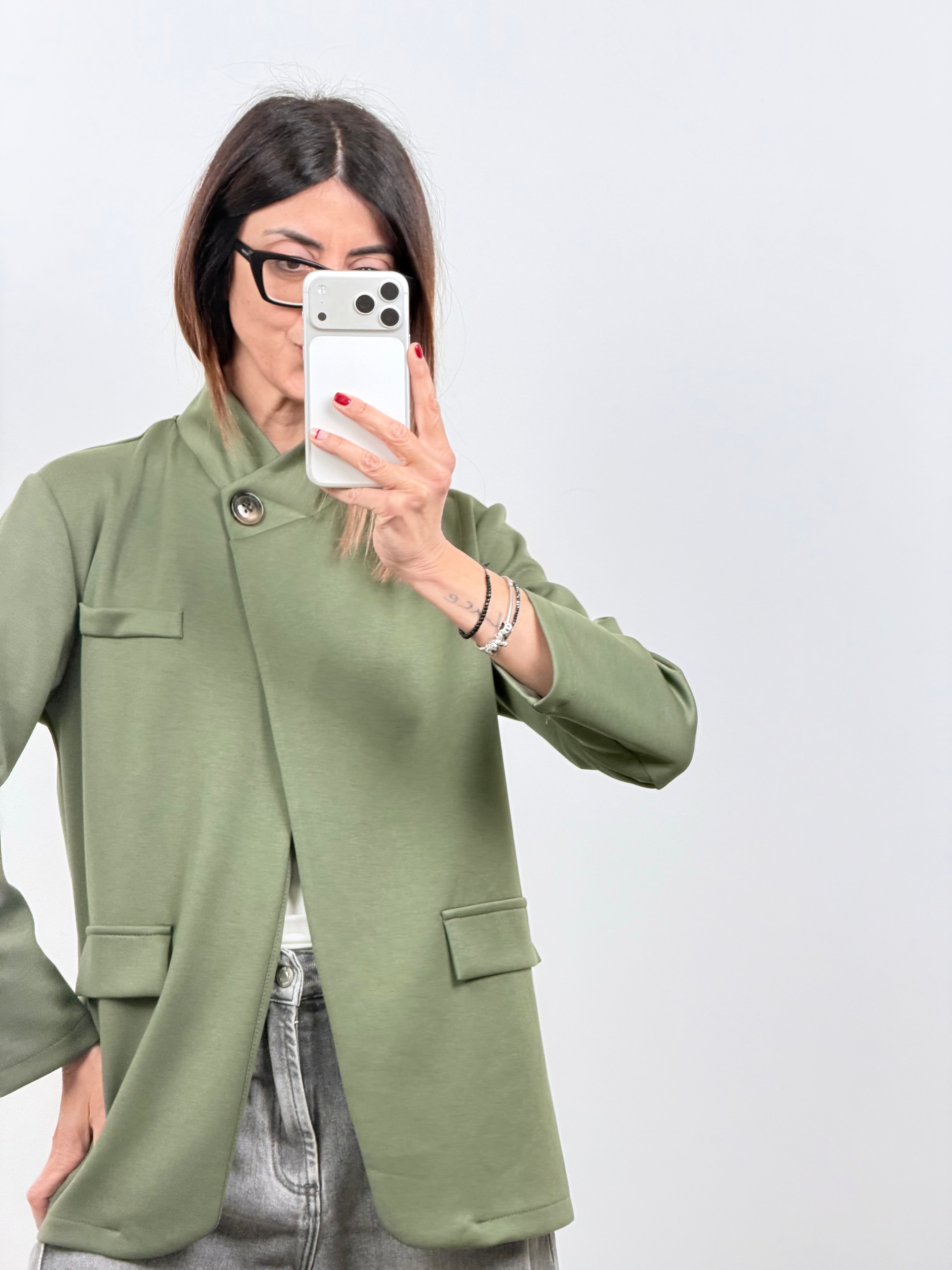 Blazer Nottingham verde