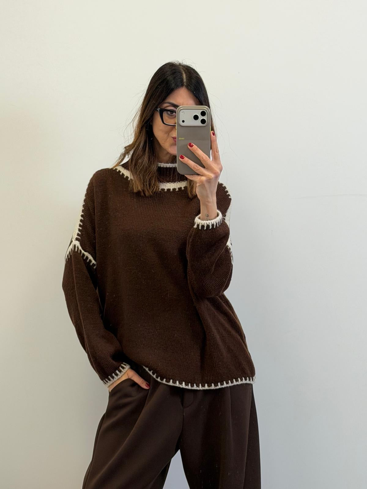 PULL SALISBURGO ciocco/burro